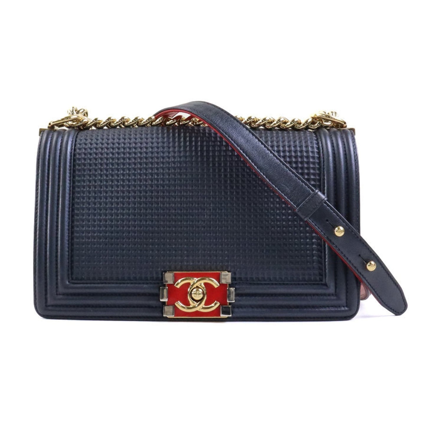 Chanel Boy Chanel Quilted Lambskin Bag