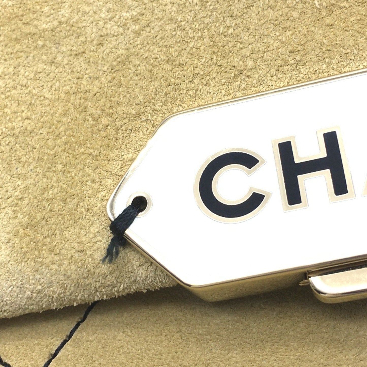 Chanel Suede Leather Chain Bag