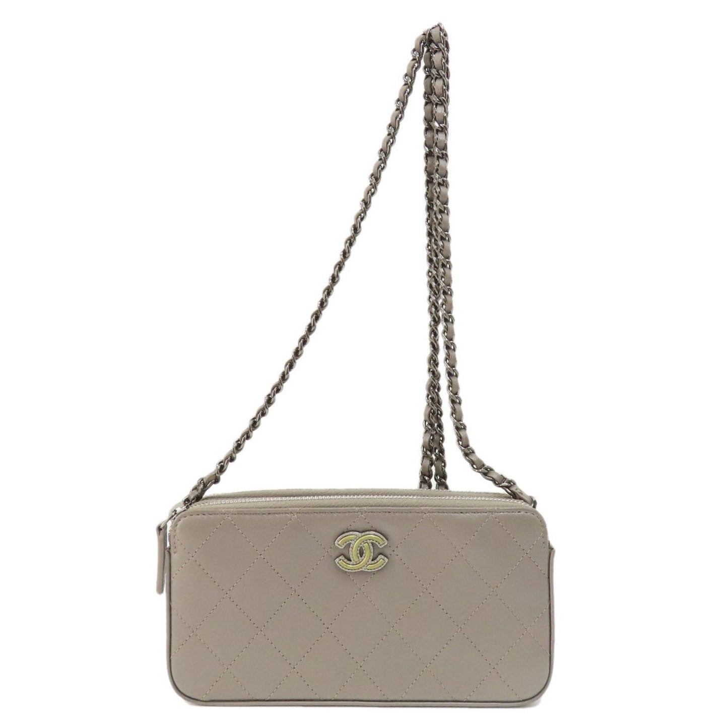 Chanel Classic Double Zip Chain Bag