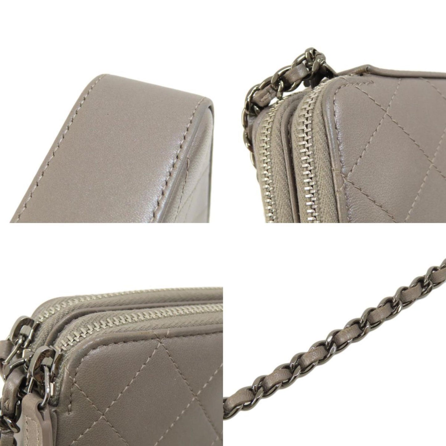Chanel Classic Double Zip Chain Bag