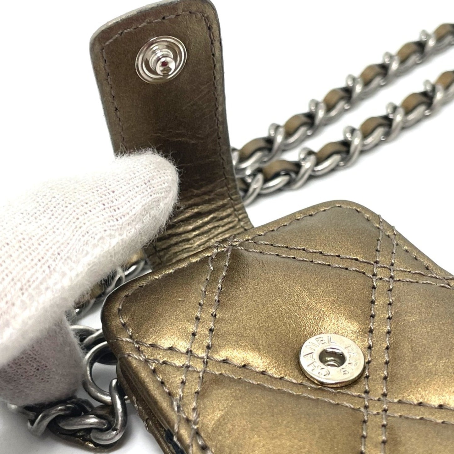 Chanel Chanelinspired quilted shoulder bag