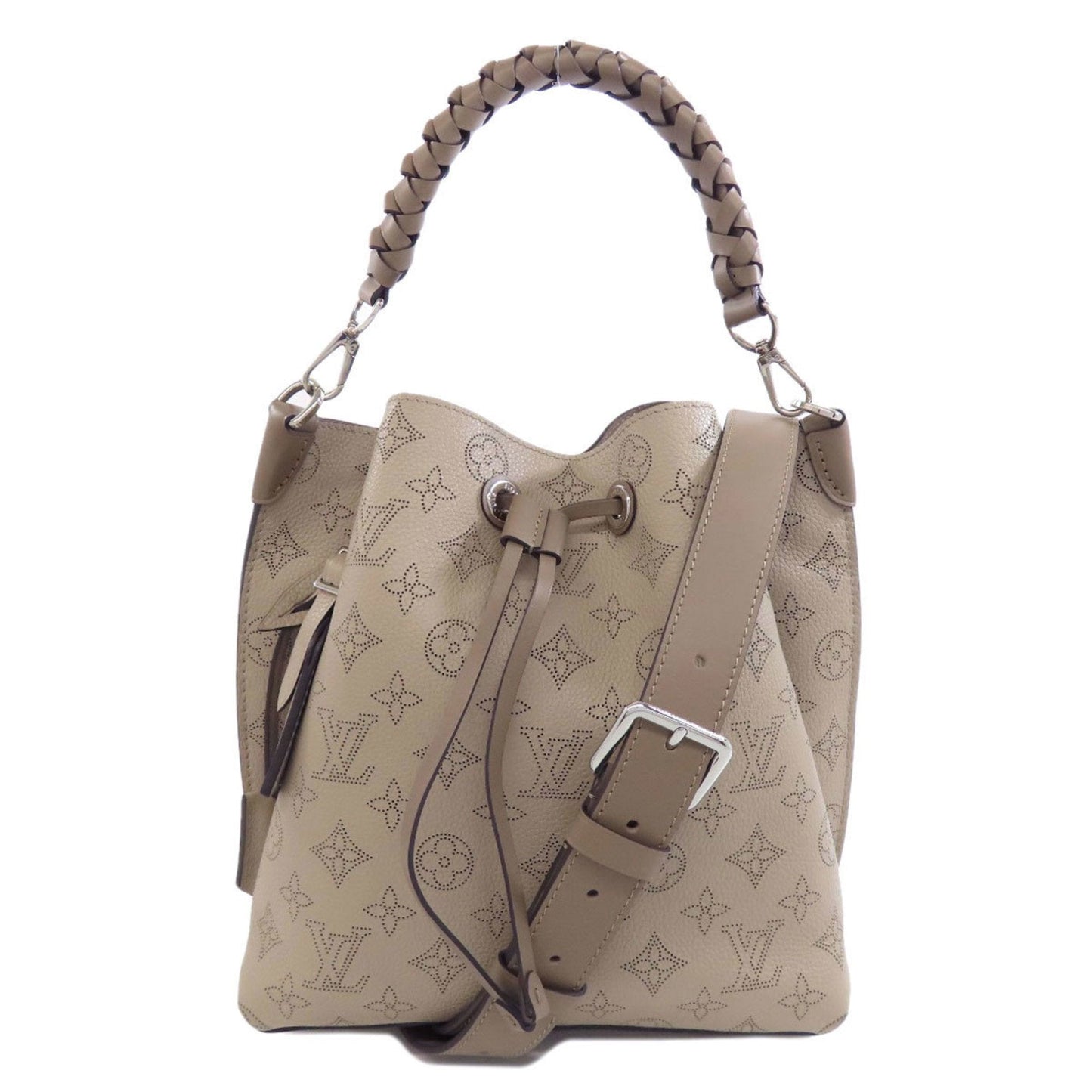 Lockme Bucket Beige Handbag