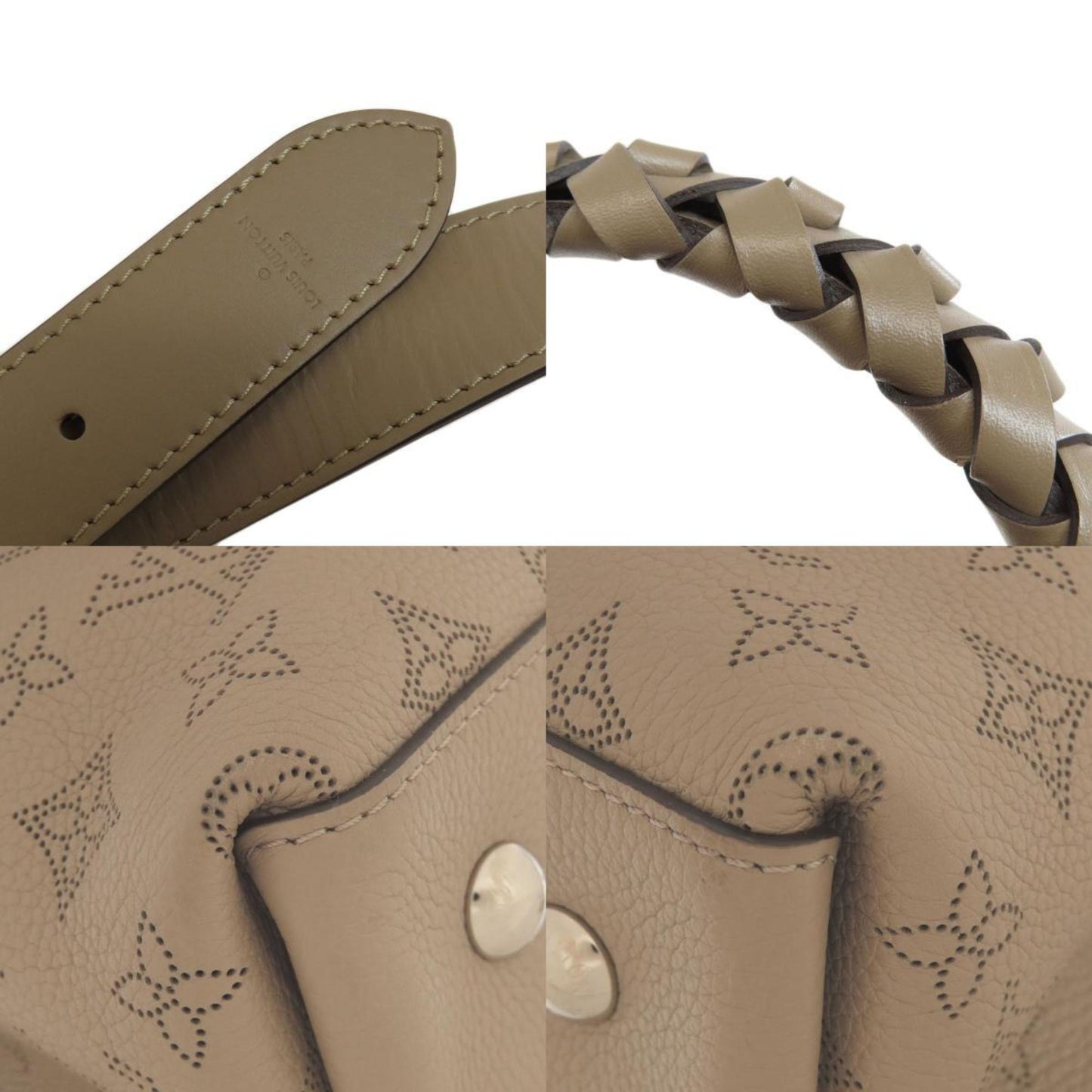 Lockme Bucket Beige Handbag