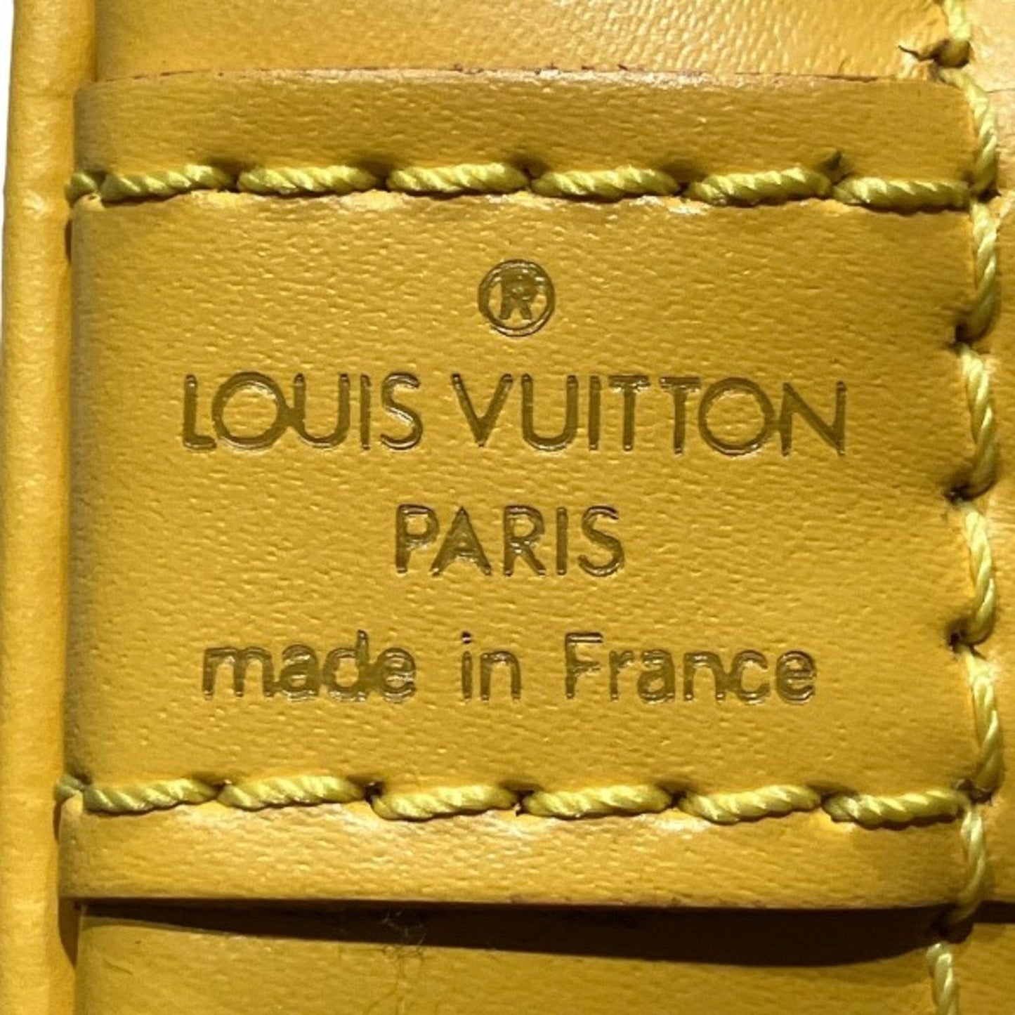 Alma BB Epi Leather Handbag Yellow