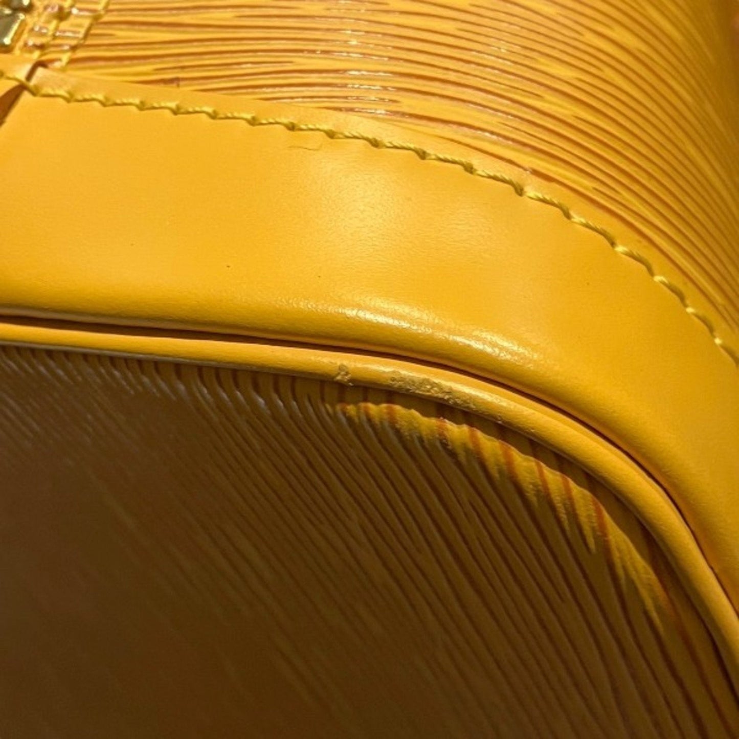 Alma BB Epi Leather Handbag Yellow