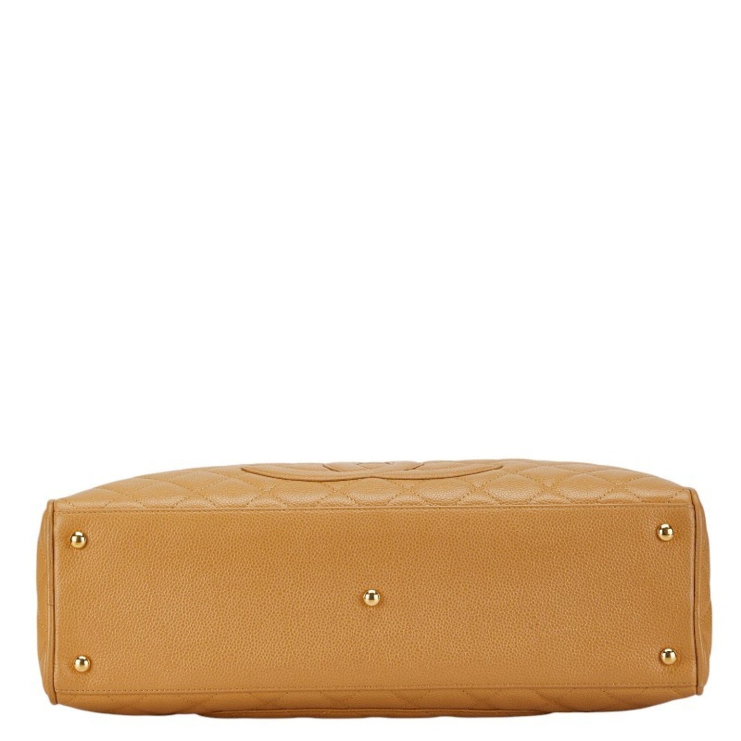 Chanel Classic Handbag Camel Leather