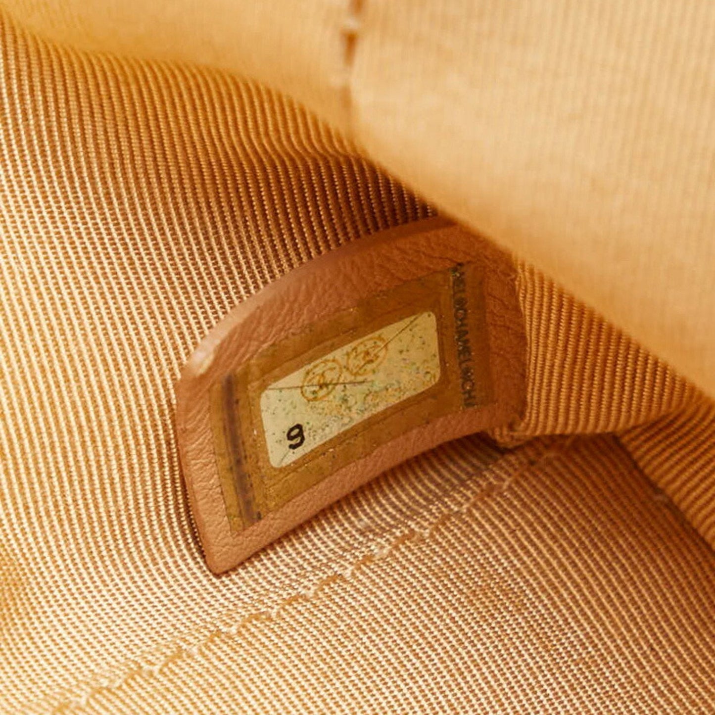 Chanel Classic Handbag Camel Leather
