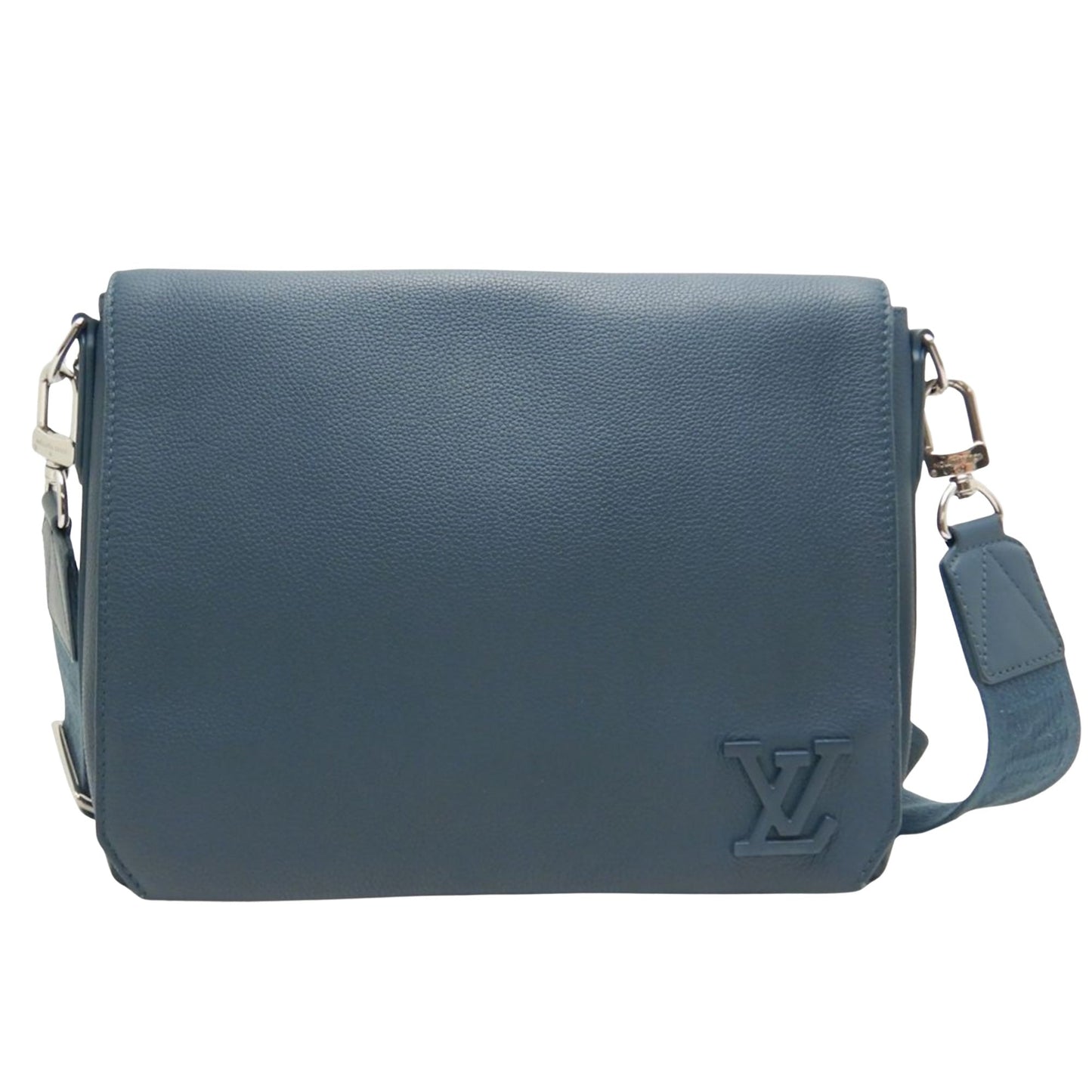 Elegant Leather Shoulder Bag with Dust Bag and Strap