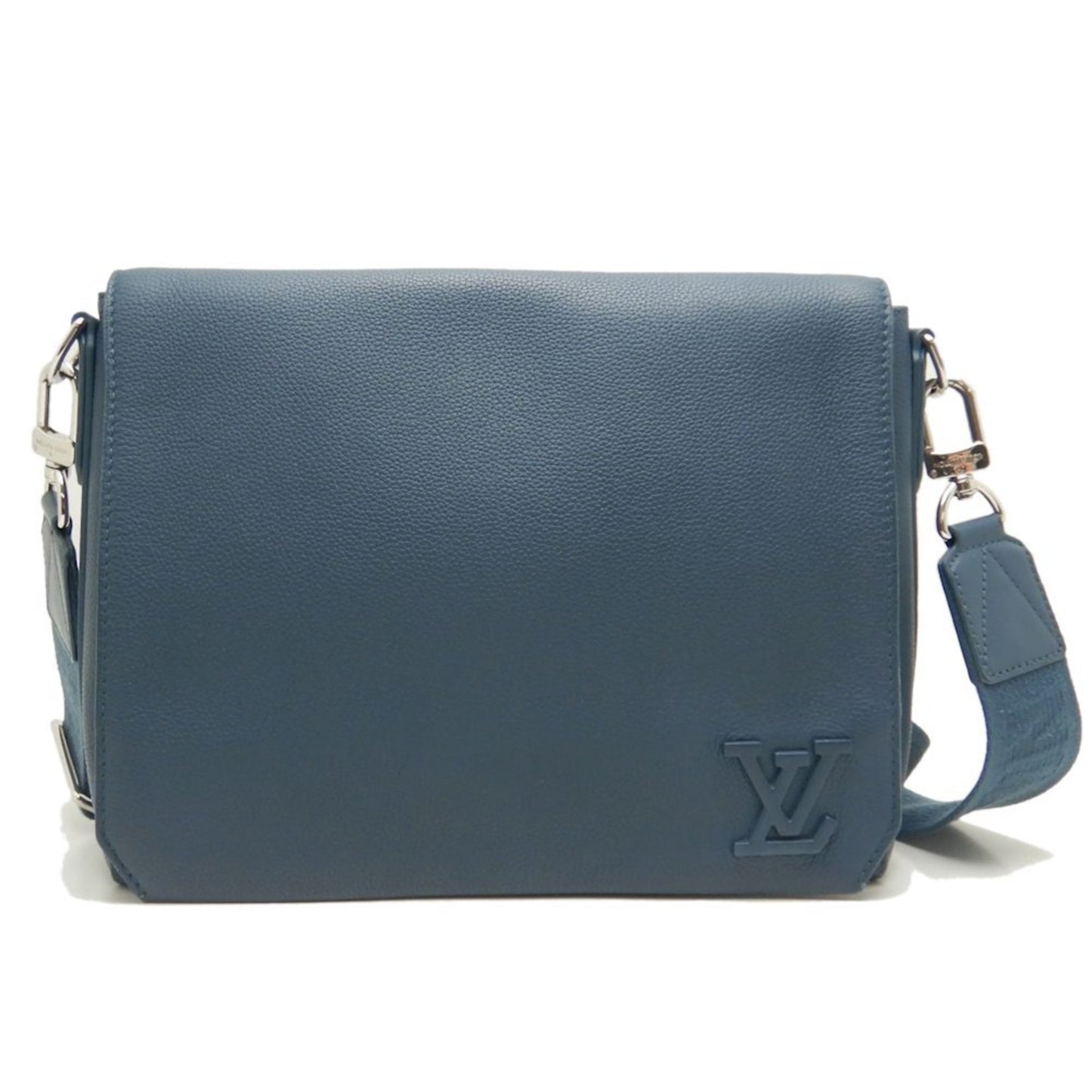 Elegant Leather Shoulder Bag with Dust Bag and Strap