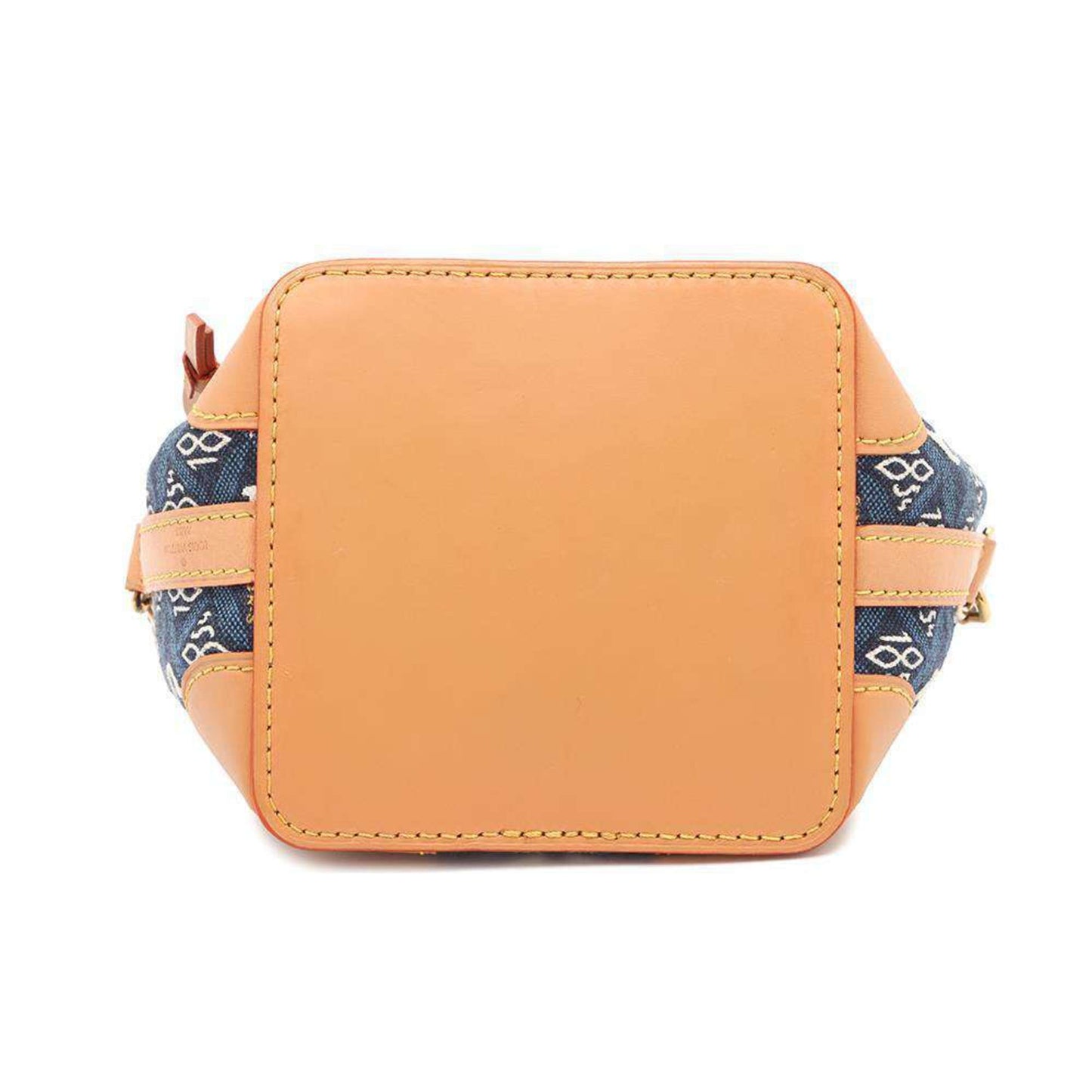 Canvas Shoulder Bag with Name Tag and Shoulder Strap