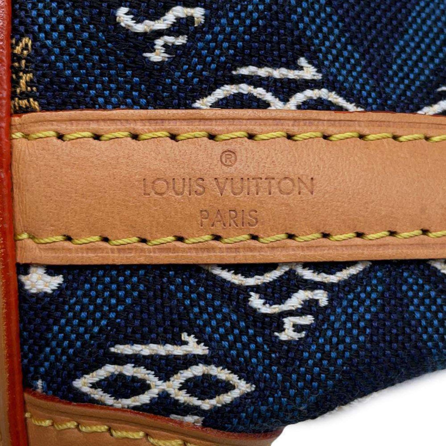 Canvas Shoulder Bag with Name Tag and Shoulder Strap