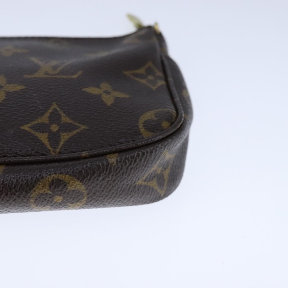 Canvas Mini Pochette Accessoires with Shoulder Strap