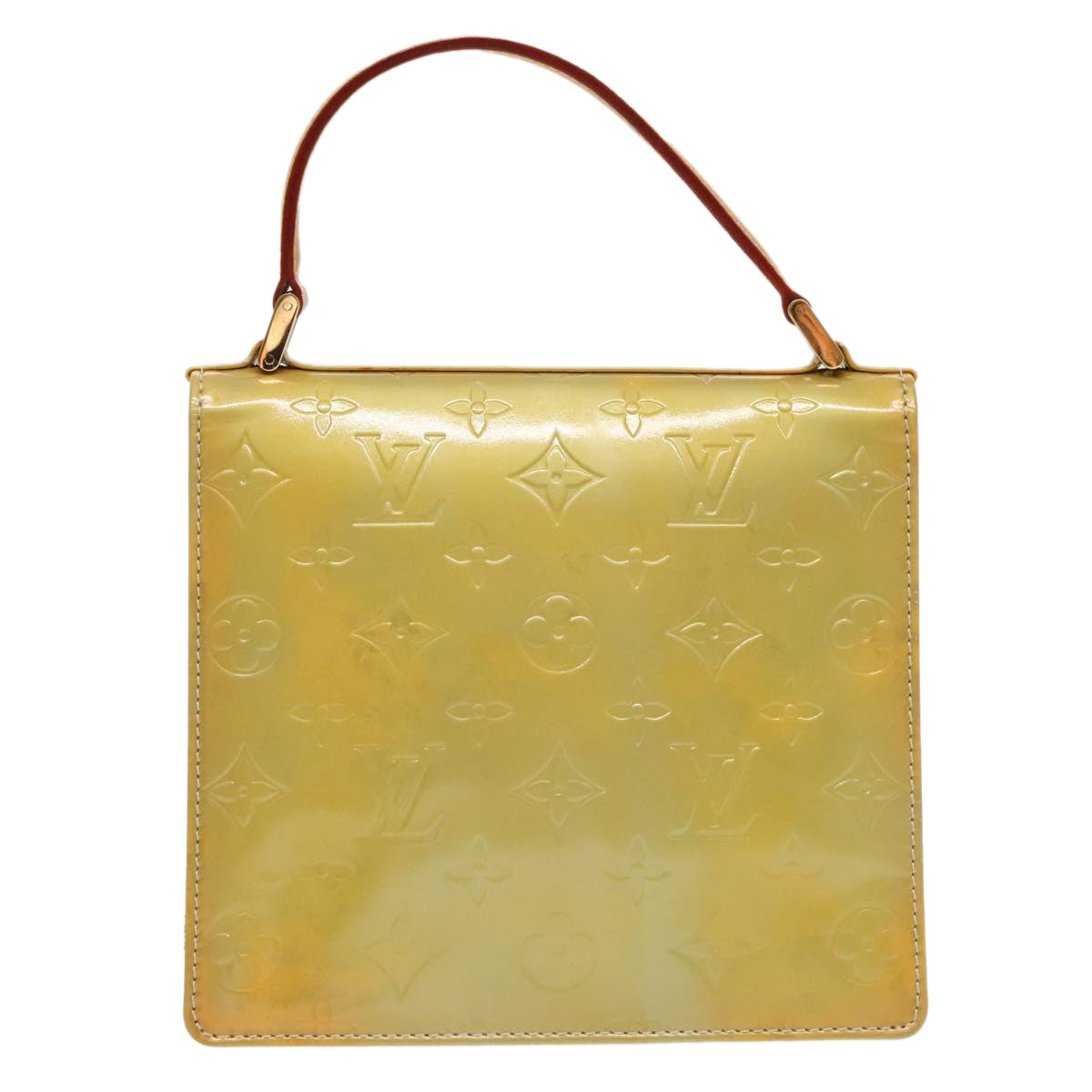 Lockit MM Handbag Lime Patent Leather