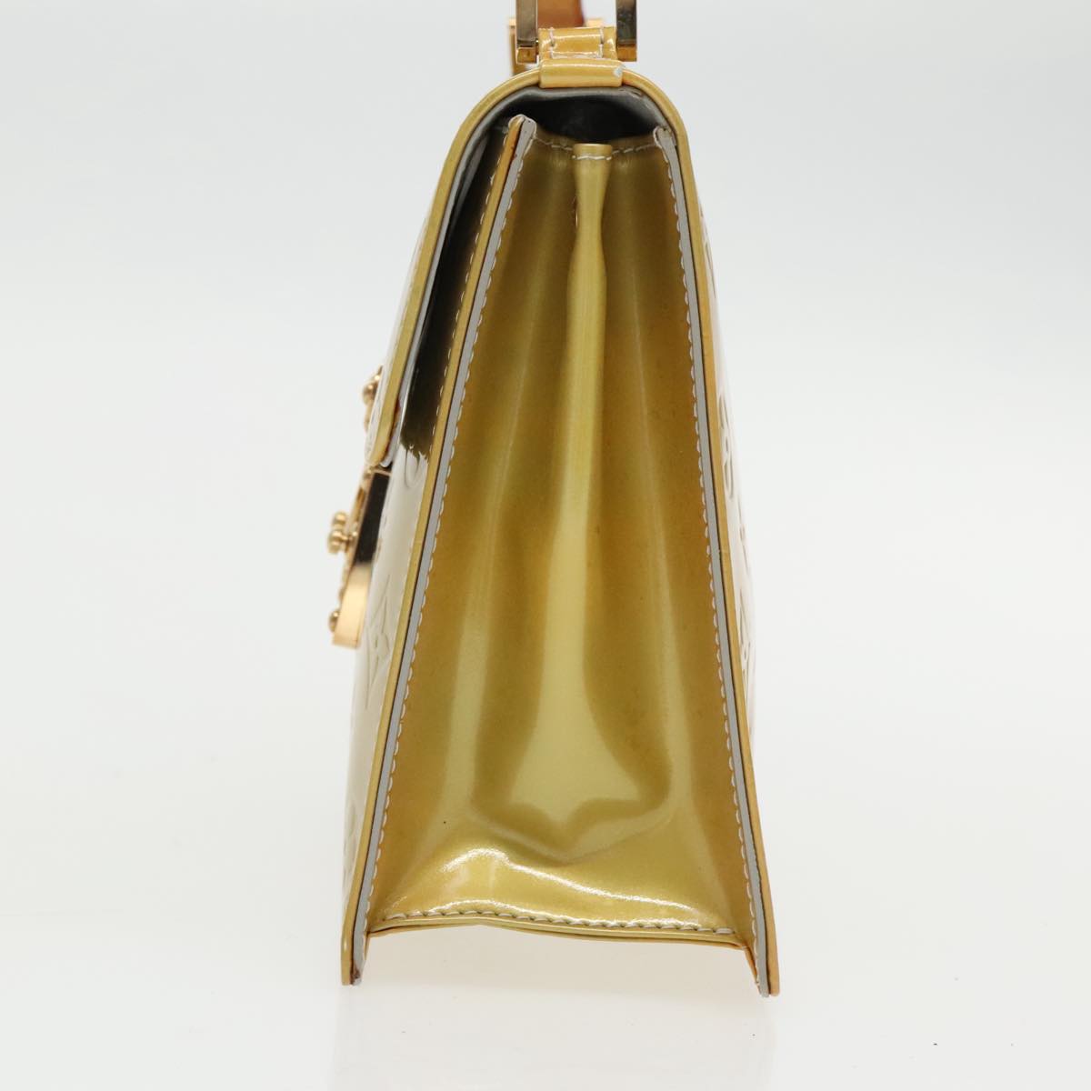 Lockit MM Handbag Lime Patent Leather