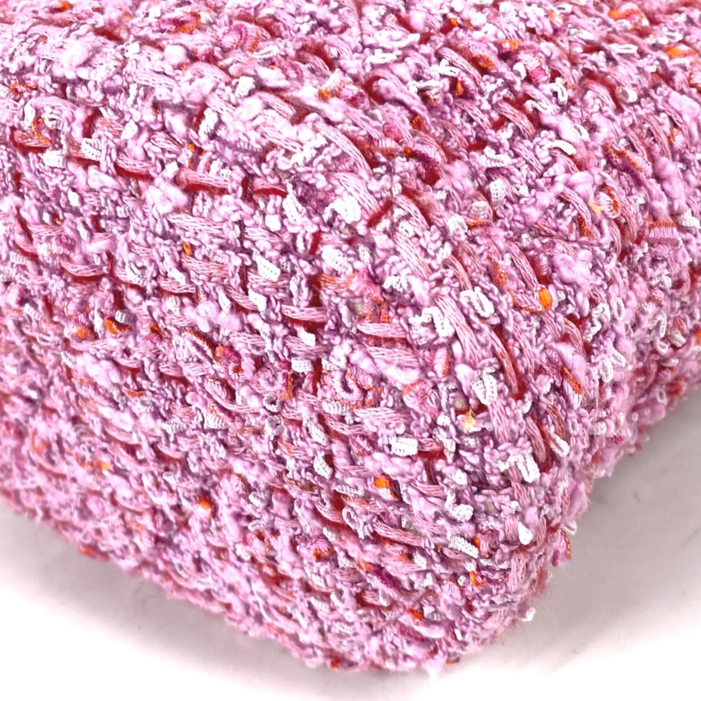 Chanel Tweed Bucket Bag Pink Tweed Model