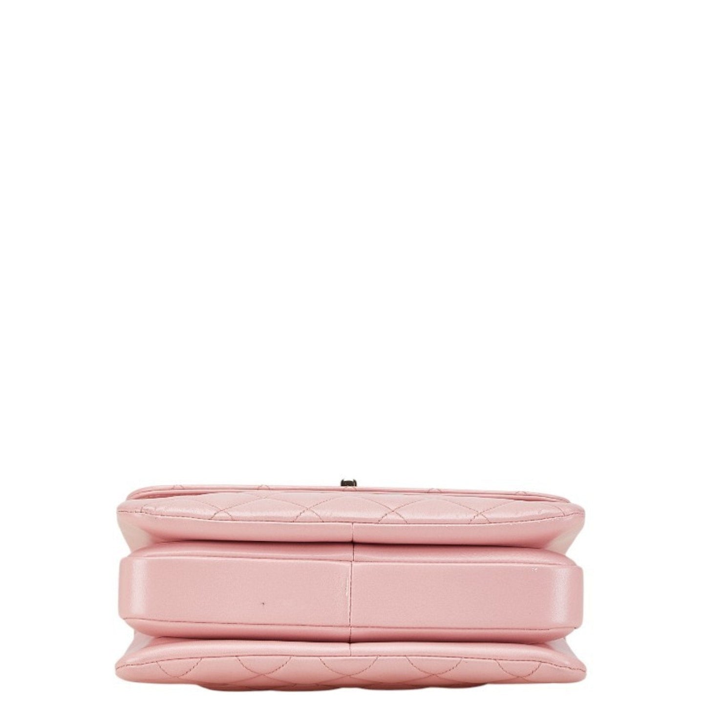 Chanel Classic Handbag Pink Quilted Leather