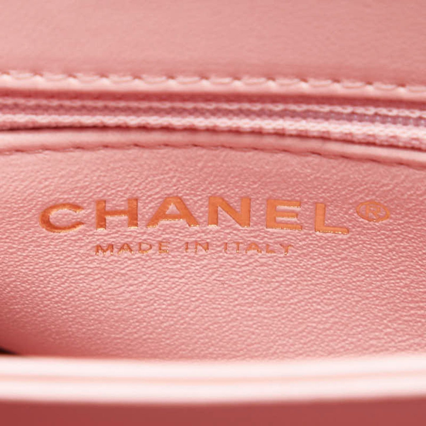 Chanel Classic Handbag Pink Quilted Leather