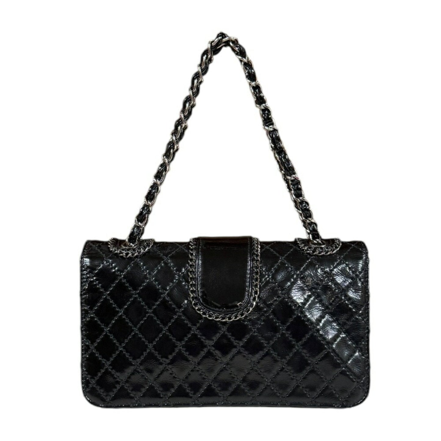 Chanel Quilted Leather Chain Bag Classic Flap