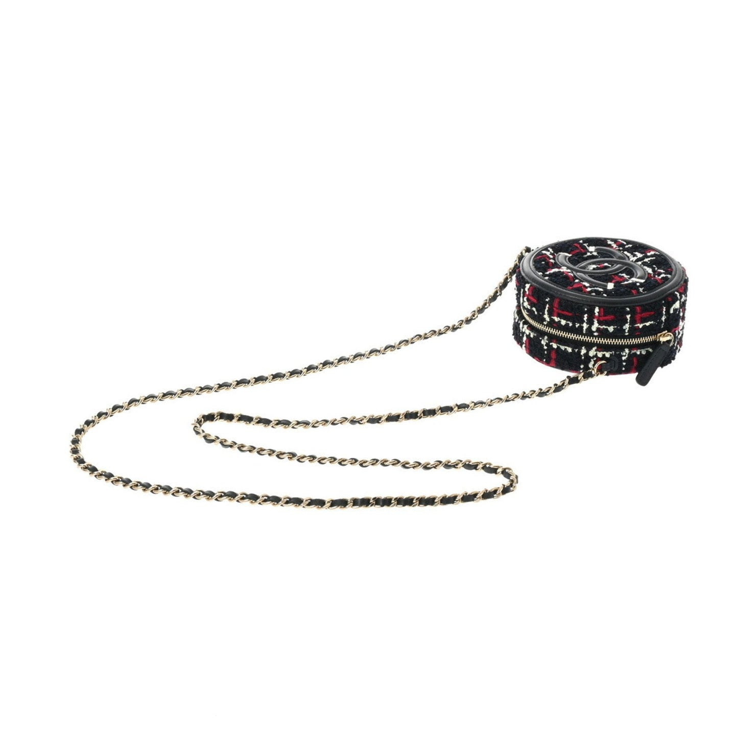 Chanel Round Tweed Chain Bag A94731