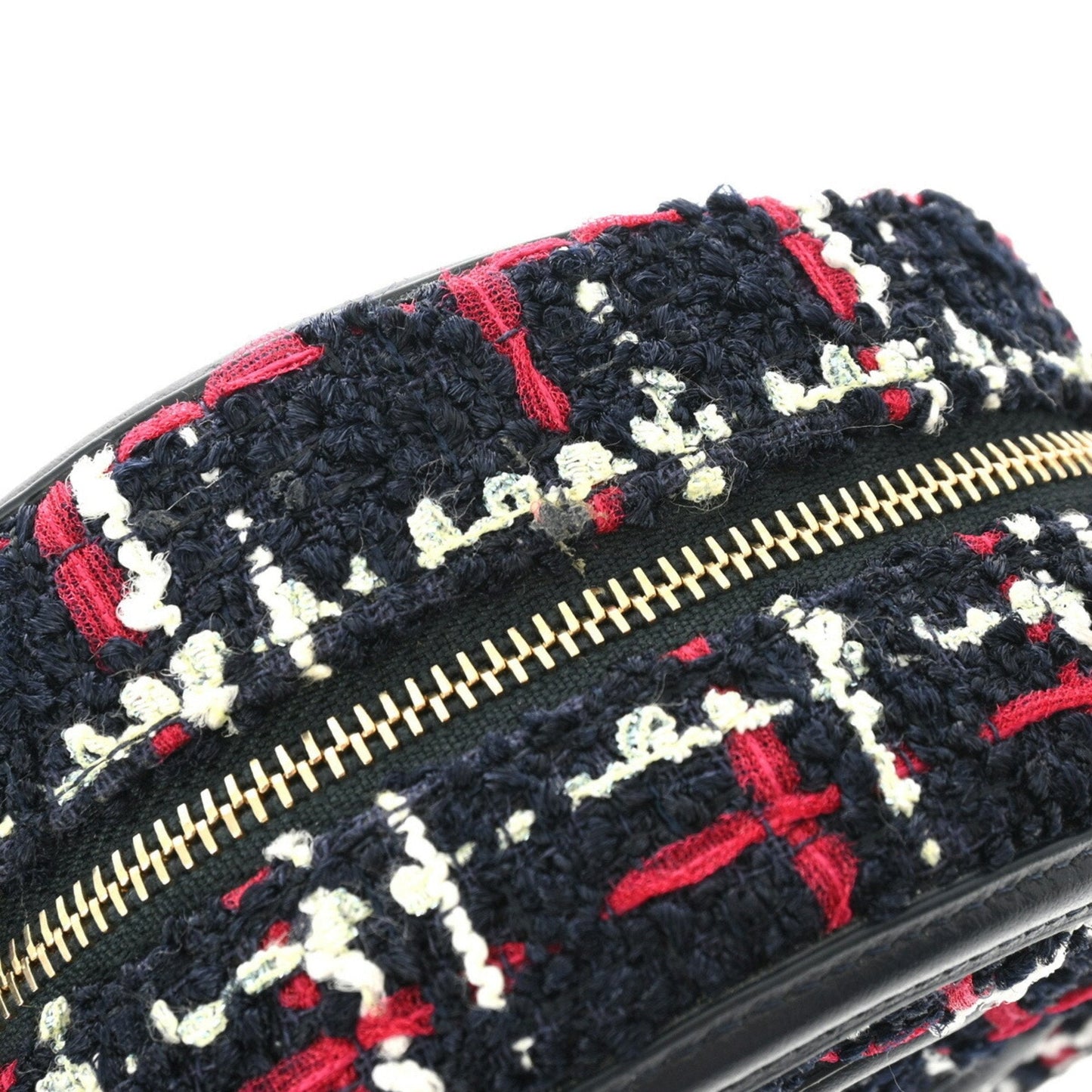 Chanel Round Tweed Chain Bag A94731