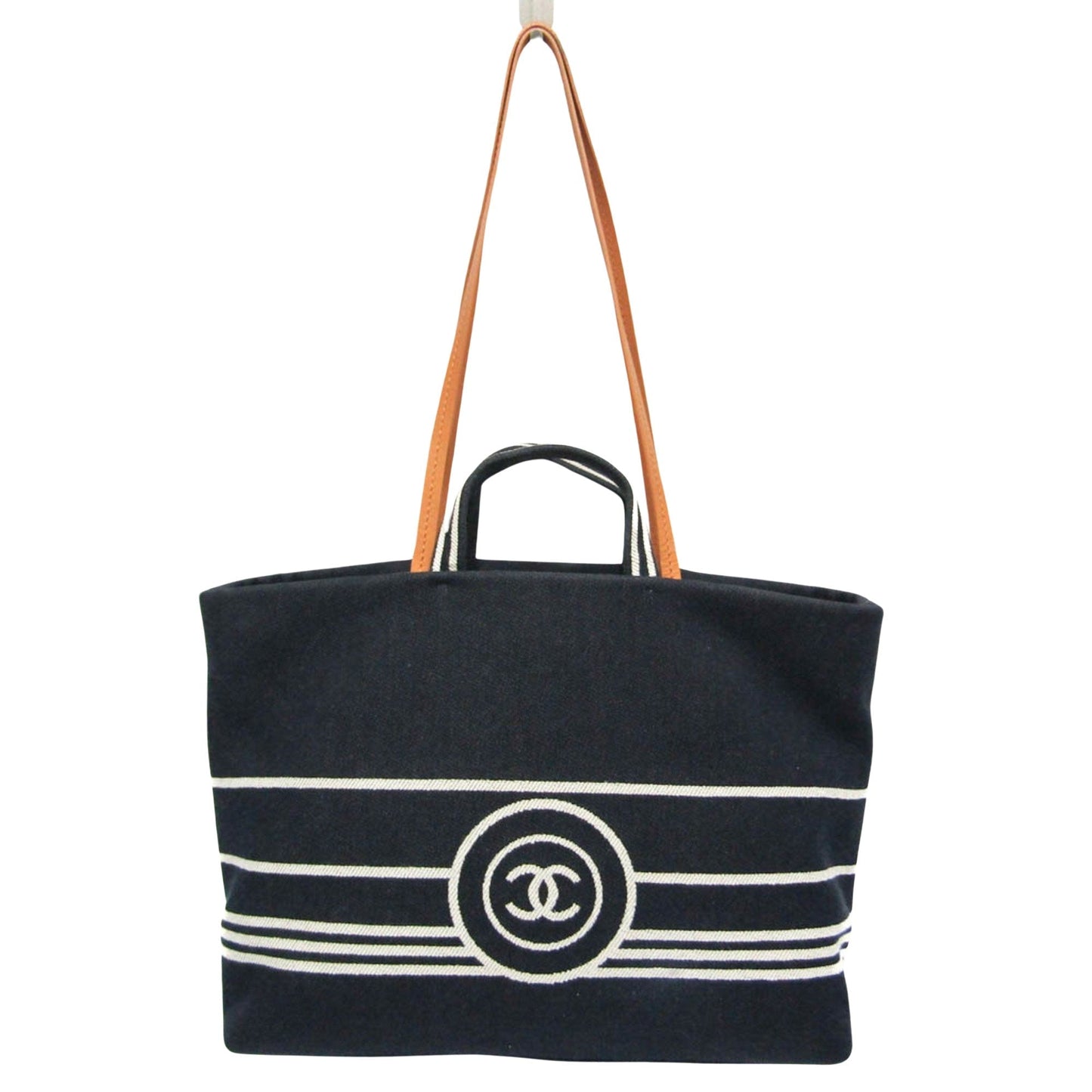 Chanel Coco Cocoon Tote Bag Navy Blue