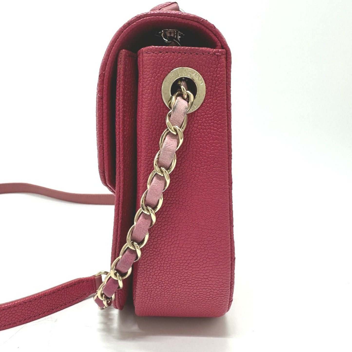 Chanel Chanel 19 Shoulder Bag Pink Caviar Leather