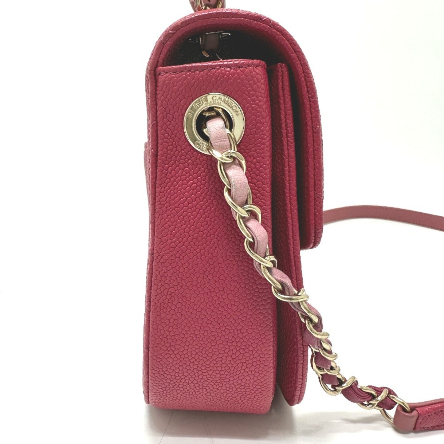 Chanel Chanel 19 Shoulder Bag Pink Caviar Leather