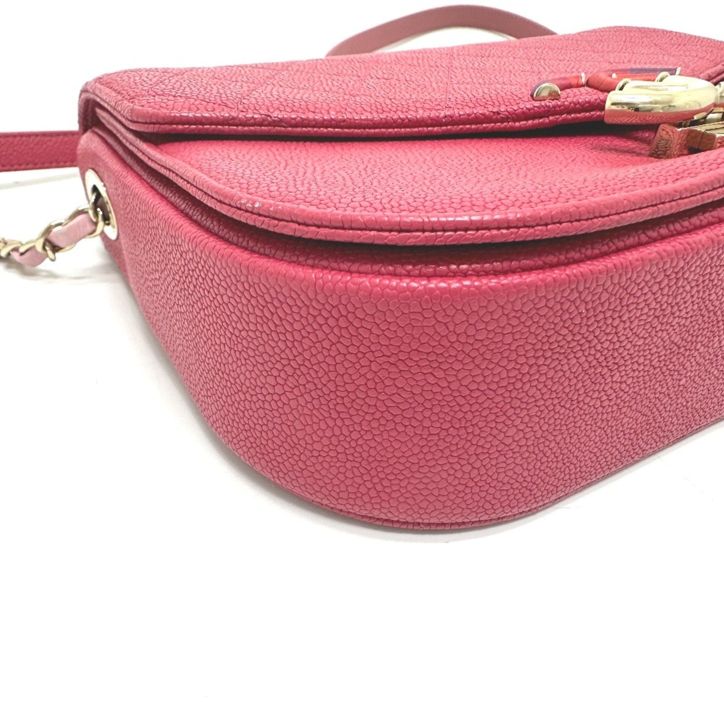 Chanel Chanel 19 Shoulder Bag Pink Caviar Leather