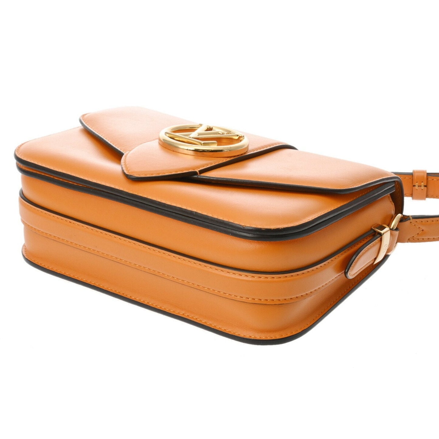 Leather Handbag with Dust Bag and Metal Fittings