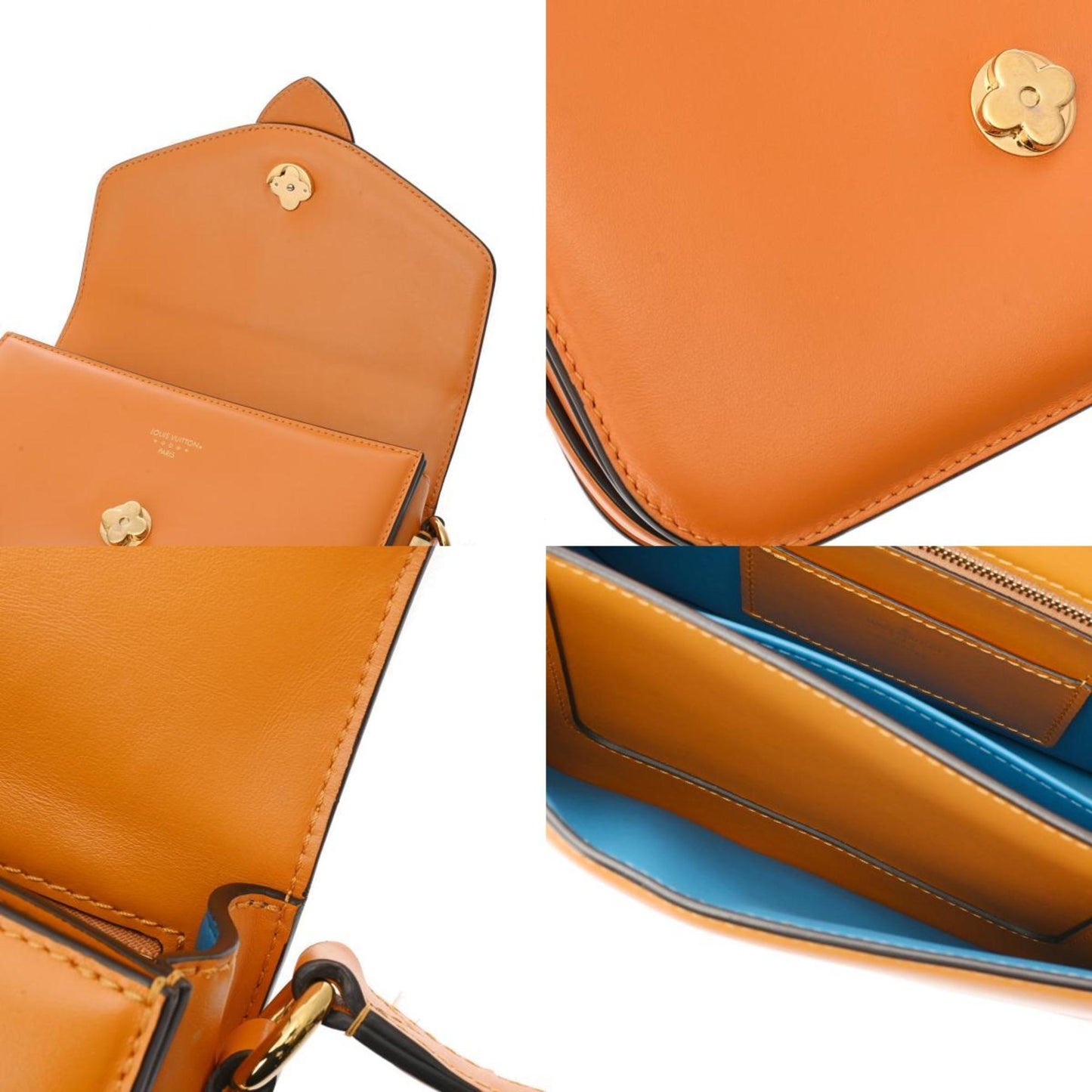 Leather Handbag with Dust Bag and Metal Fittings