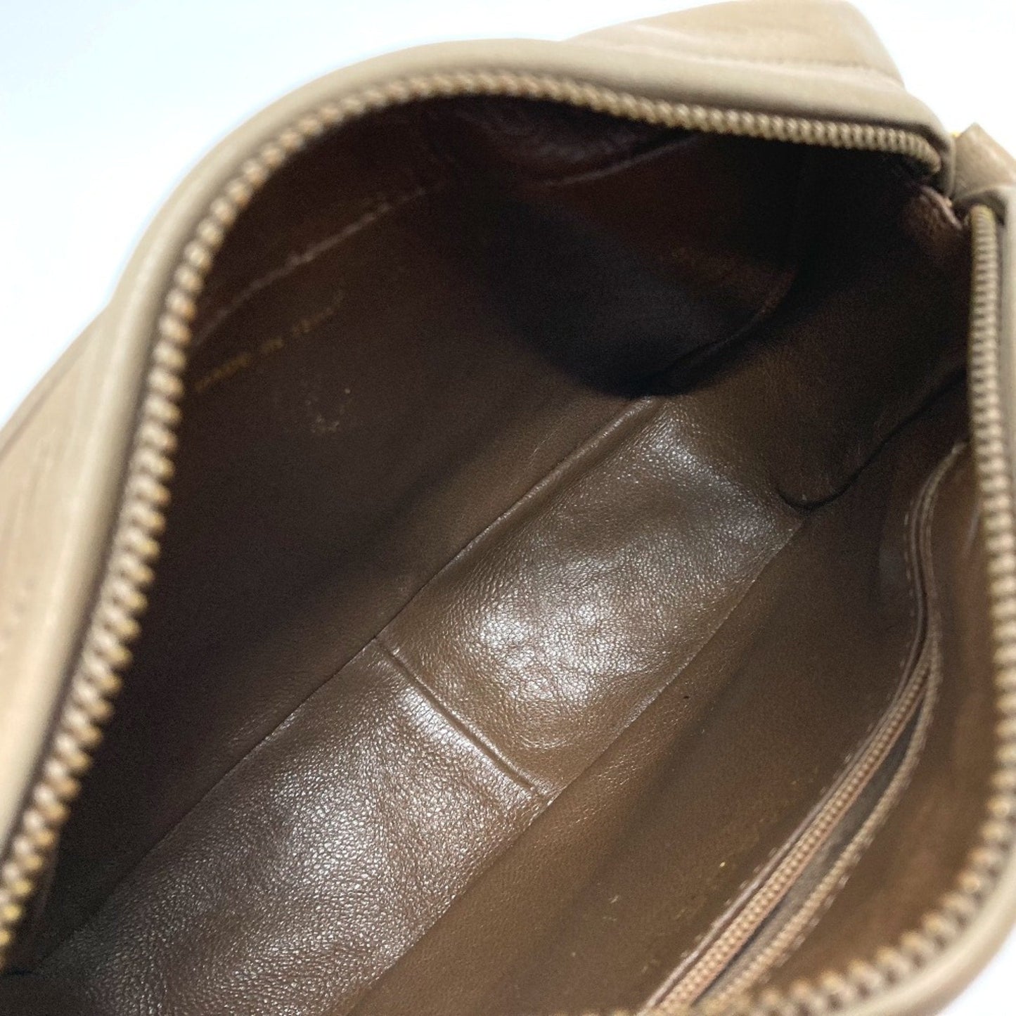 Chanel Vintage Camera Bag Beige Lambskin