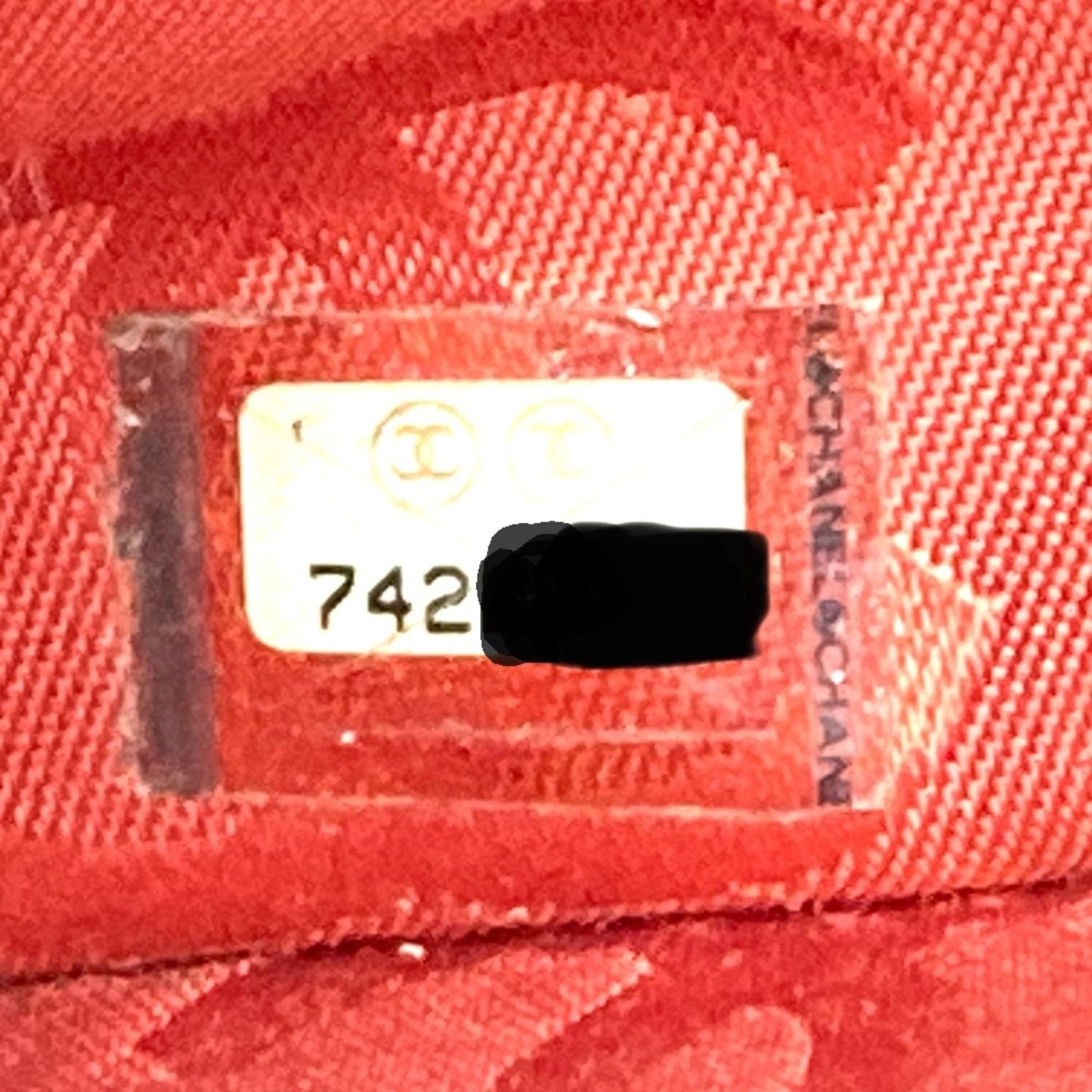 Chanel Red Caviar Leather Tote Bag