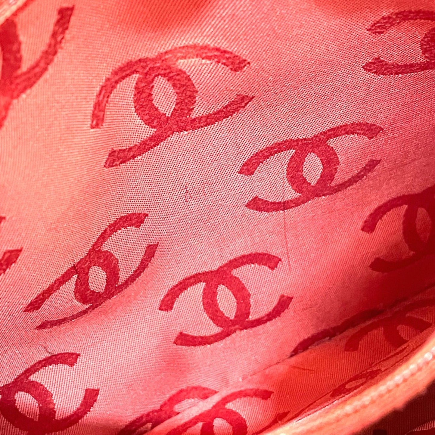 Chanel Red Caviar Leather Tote Bag
