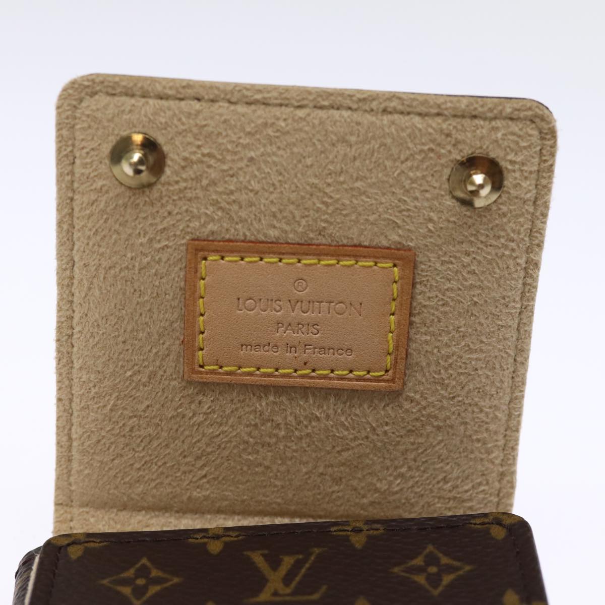 Monogram Canvas Pochette Jewelry Case