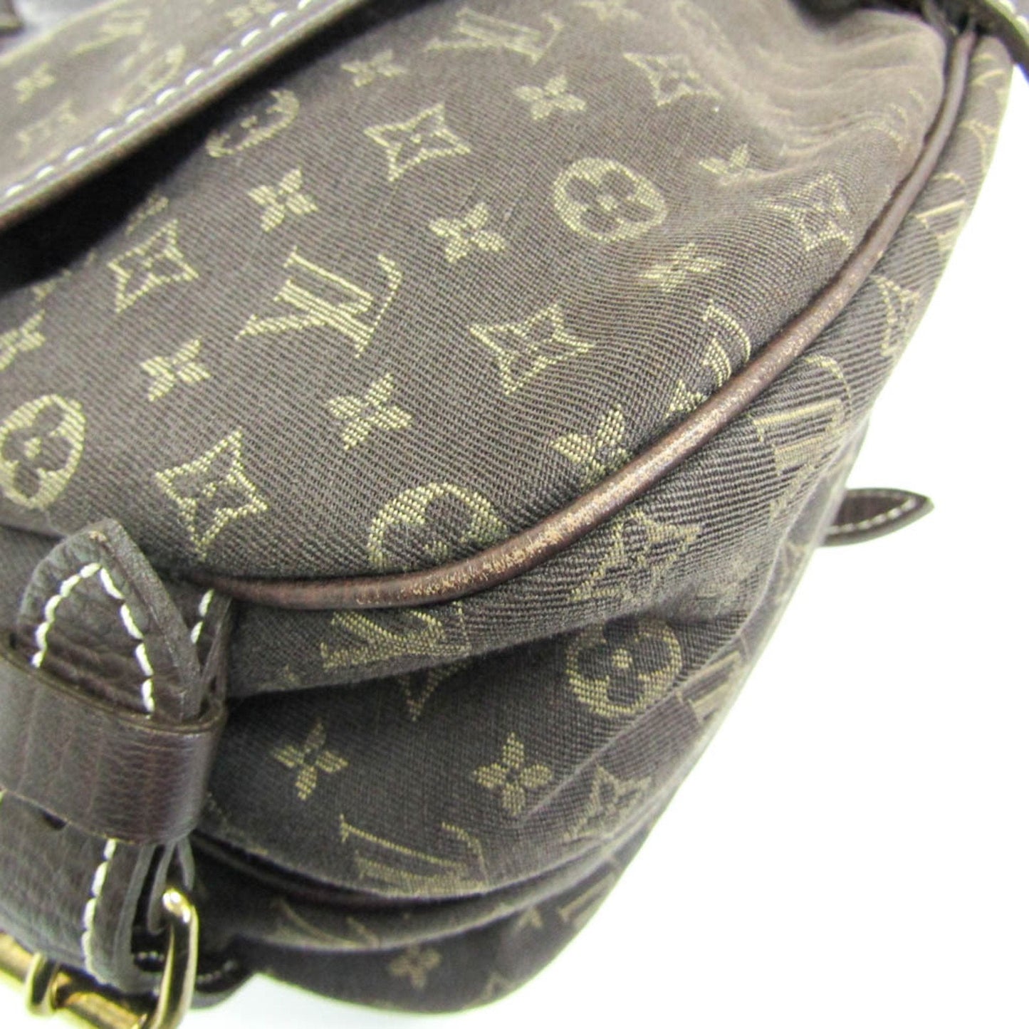 Vintage Canvas Shoulder Bag with Adjustable Strap