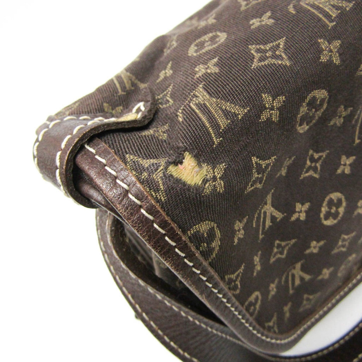 Vintage Canvas Shoulder Bag with Adjustable Strap