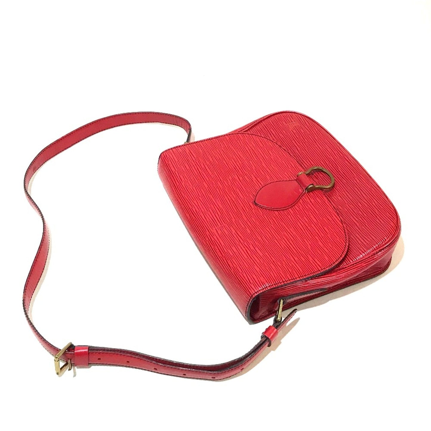 Epi Leather Red Shoulder Bag