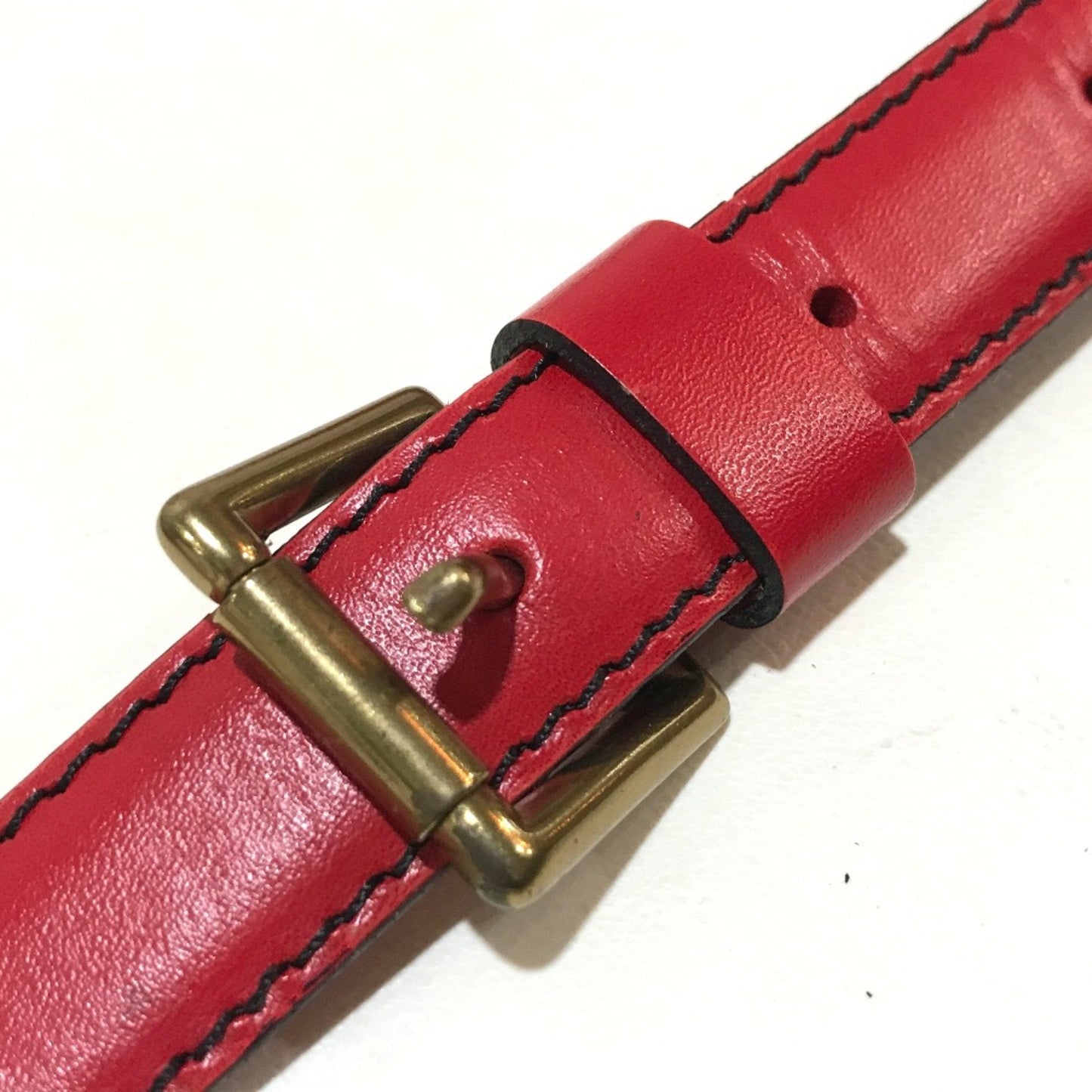 Epi Leather Red Shoulder Bag