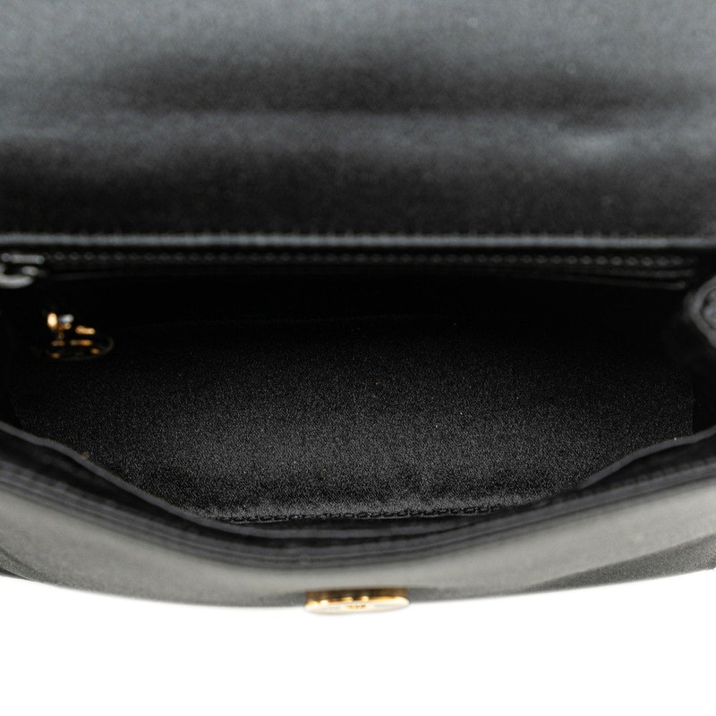 Chanel Beaded Satin Shoulder Bag