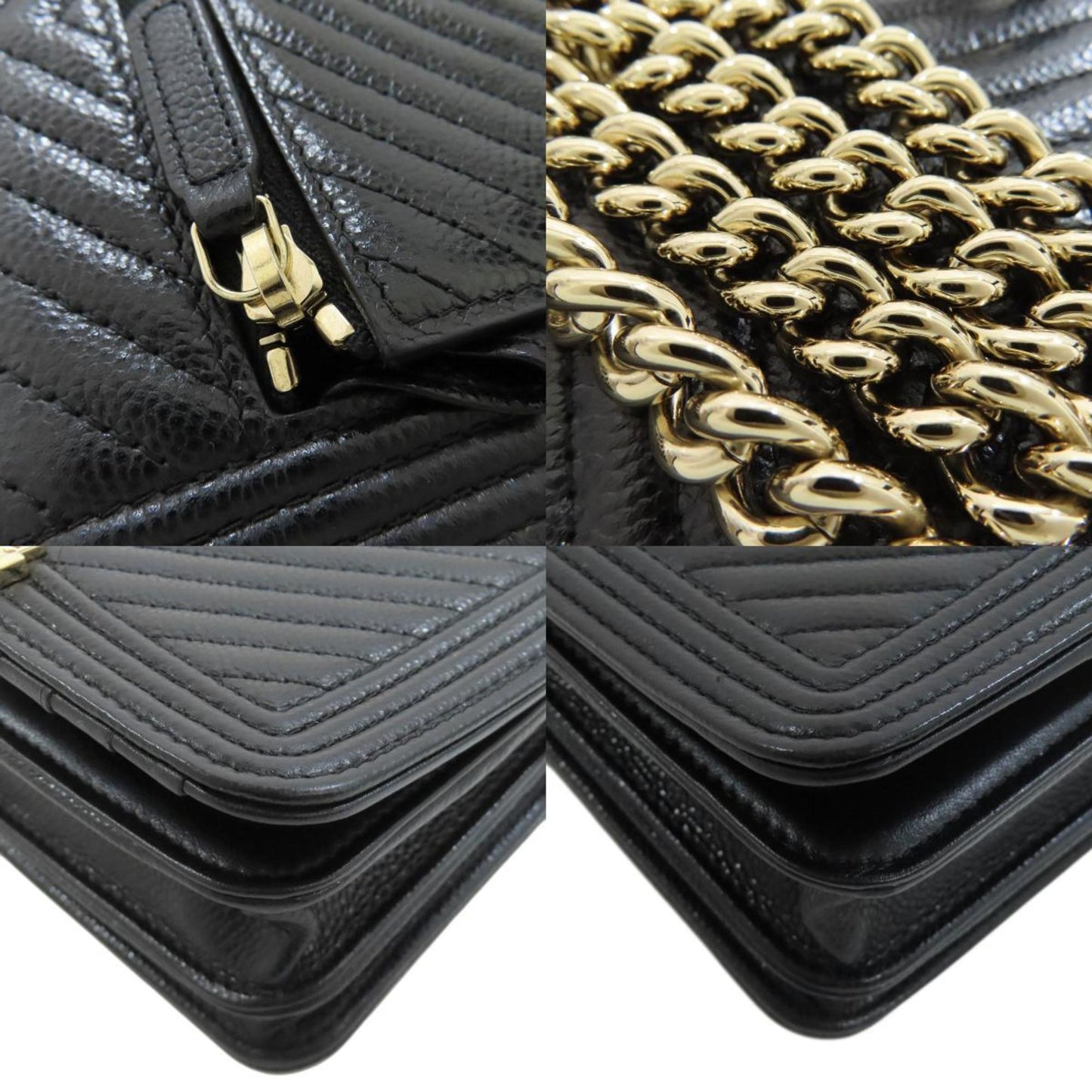Chanel Boy Chanel Chevron Quilted Lambskin Bag