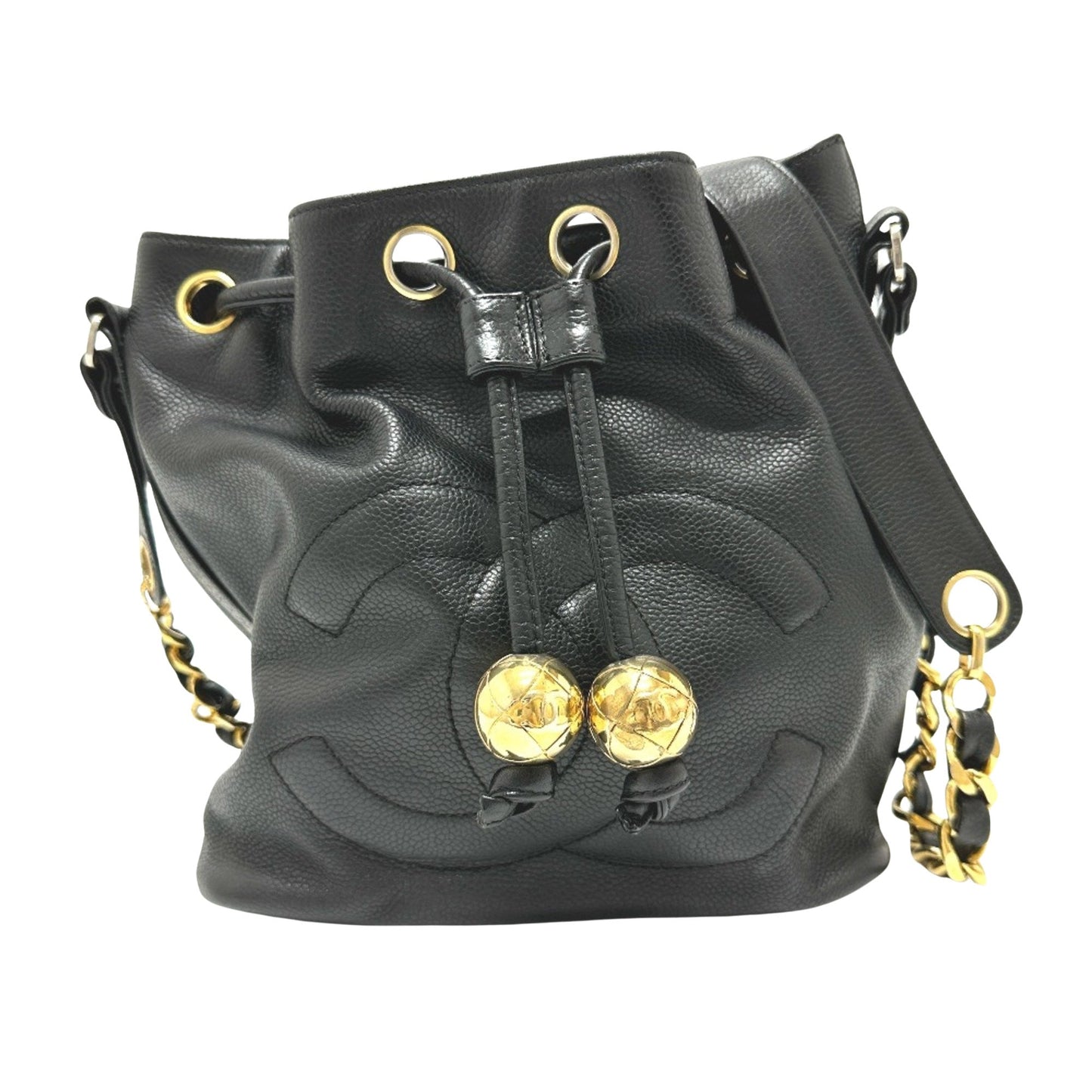 Chanel Caviar Leather Bucket Bag Model Name Bucket