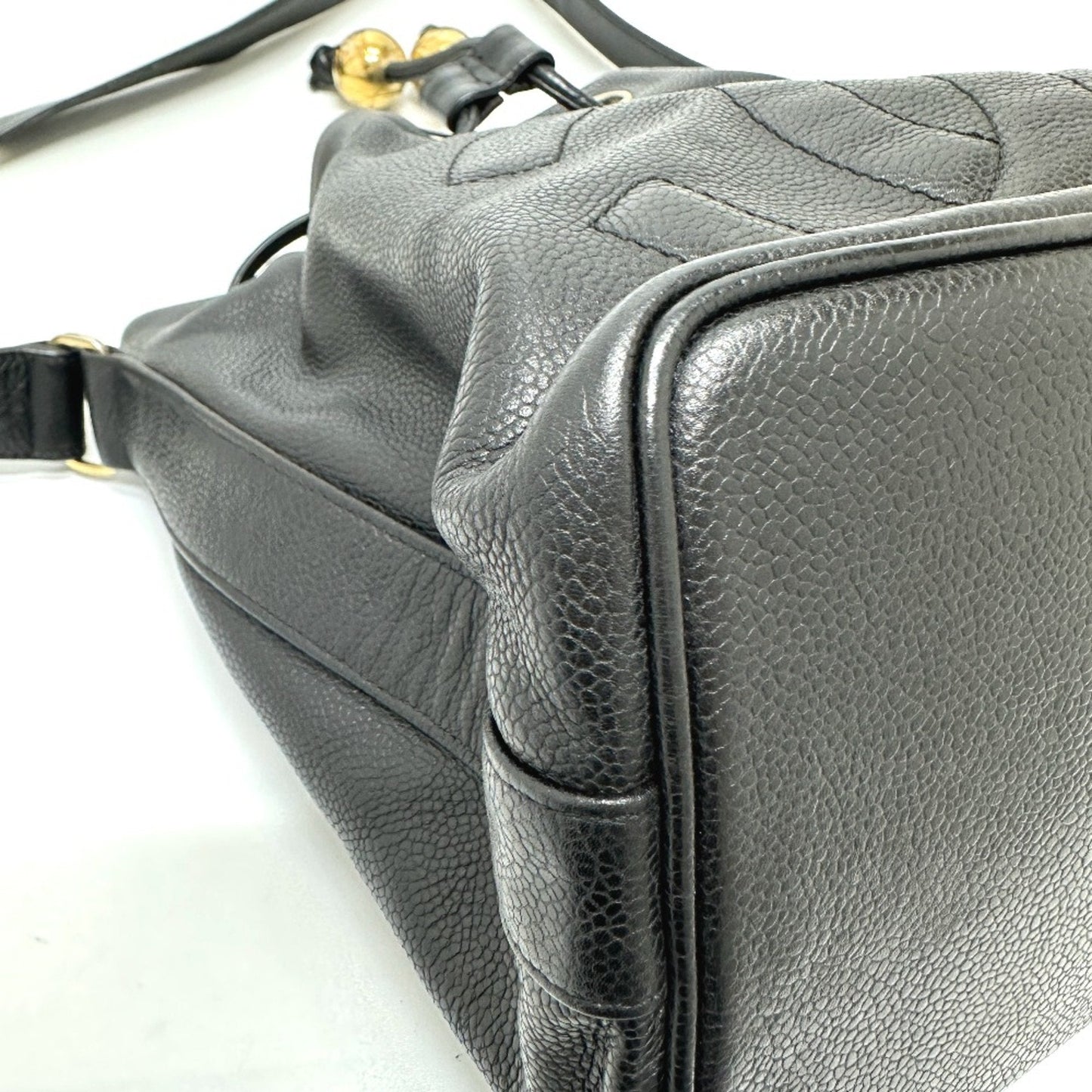 Chanel Caviar Leather Bucket Bag Model Name Bucket
