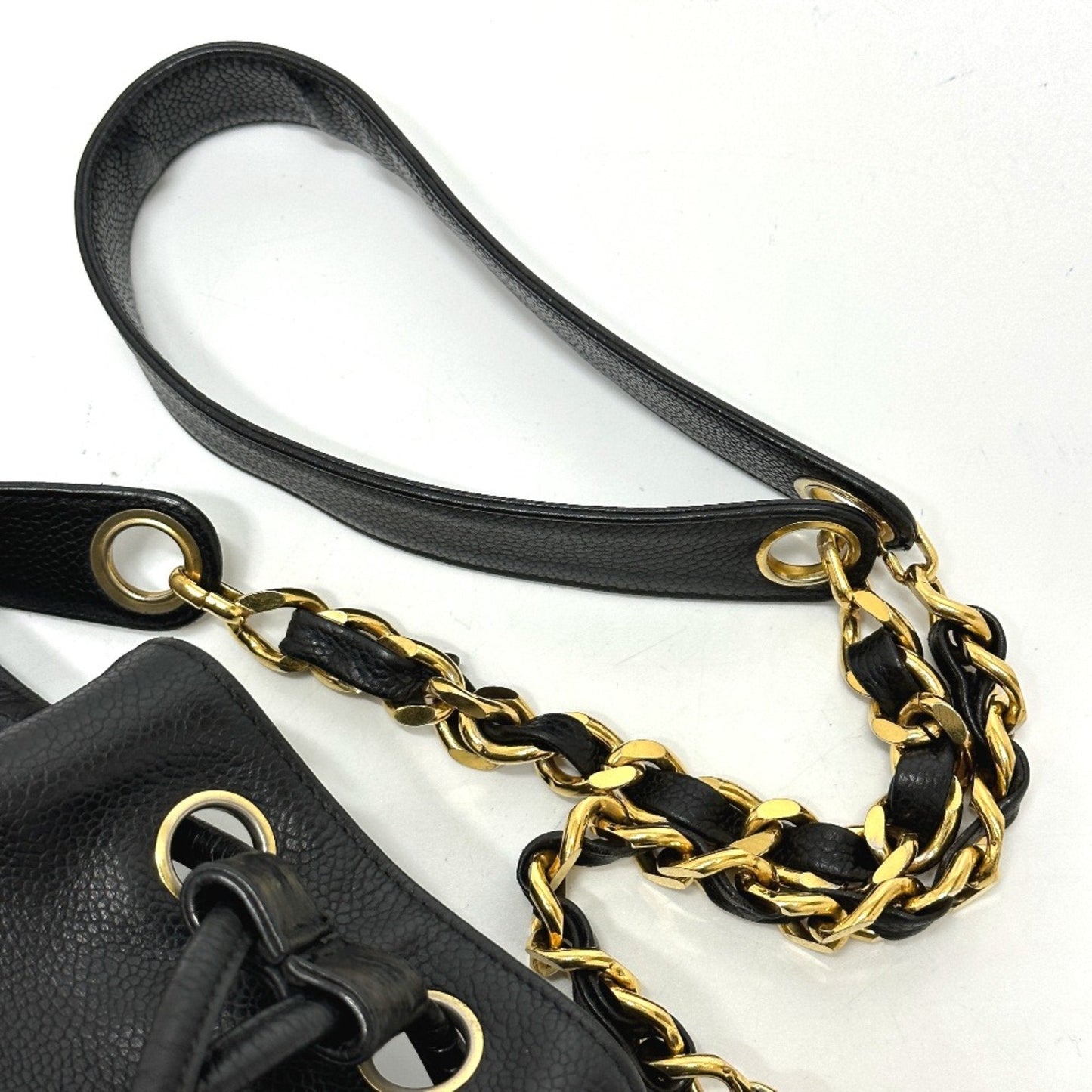 Chanel Caviar Leather Bucket Bag Model Name Bucket