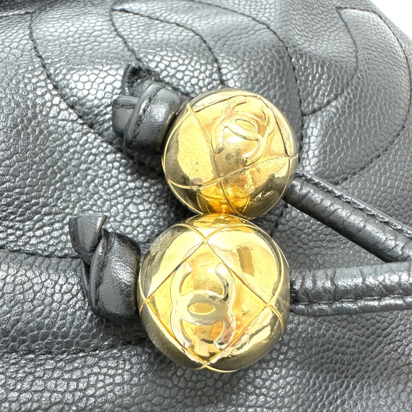 Chanel Caviar Leather Bucket Bag Model Name Bucket