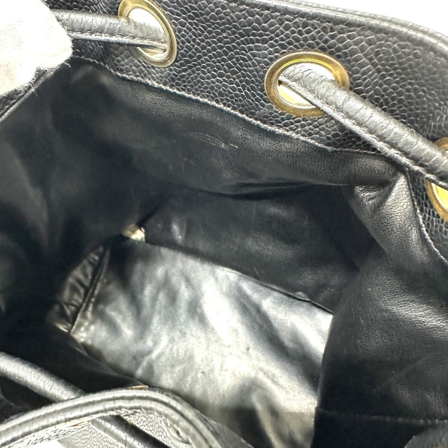 Chanel Caviar Leather Bucket Bag Model Name Bucket