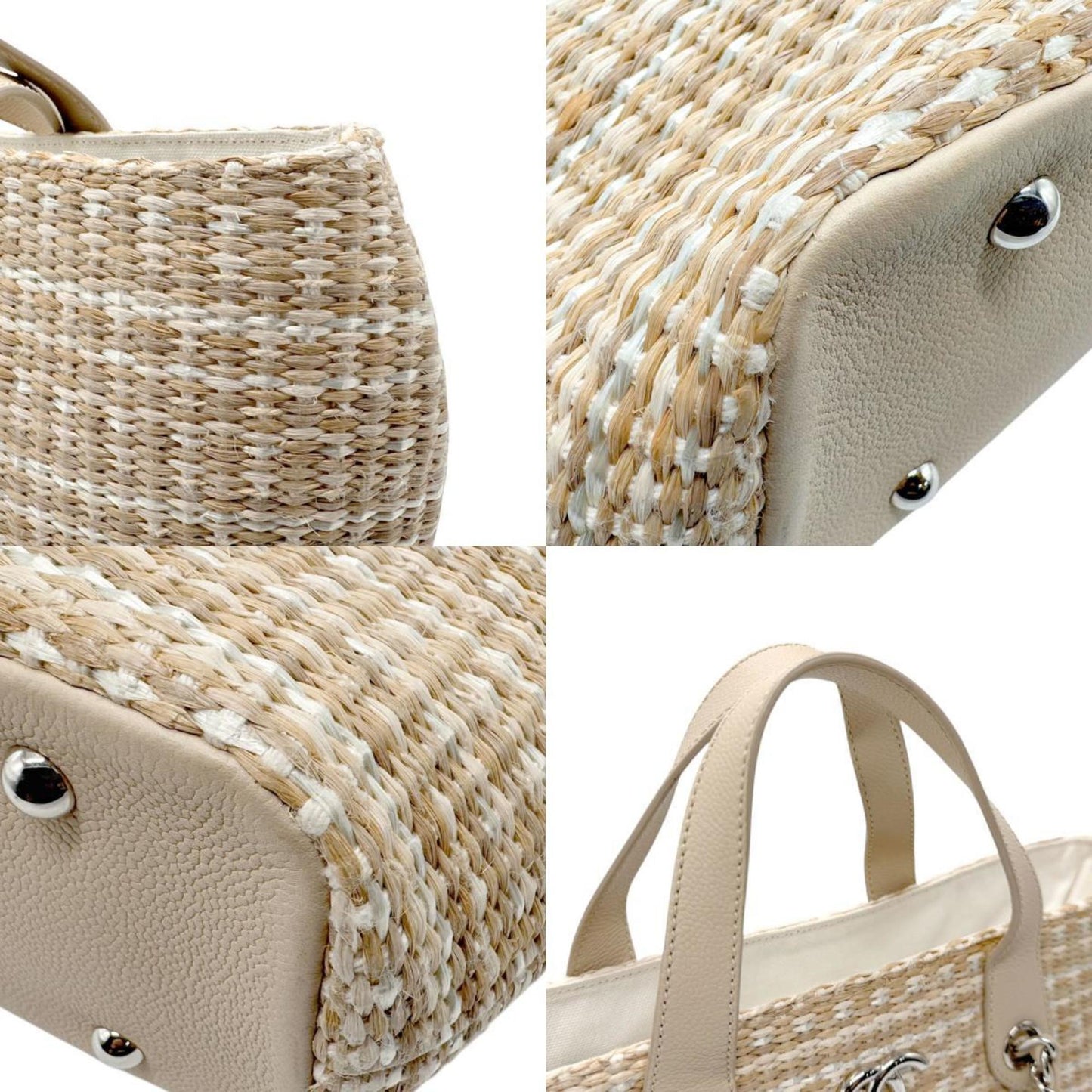 Chanel Raffia Tote Bag Beige Summer Style