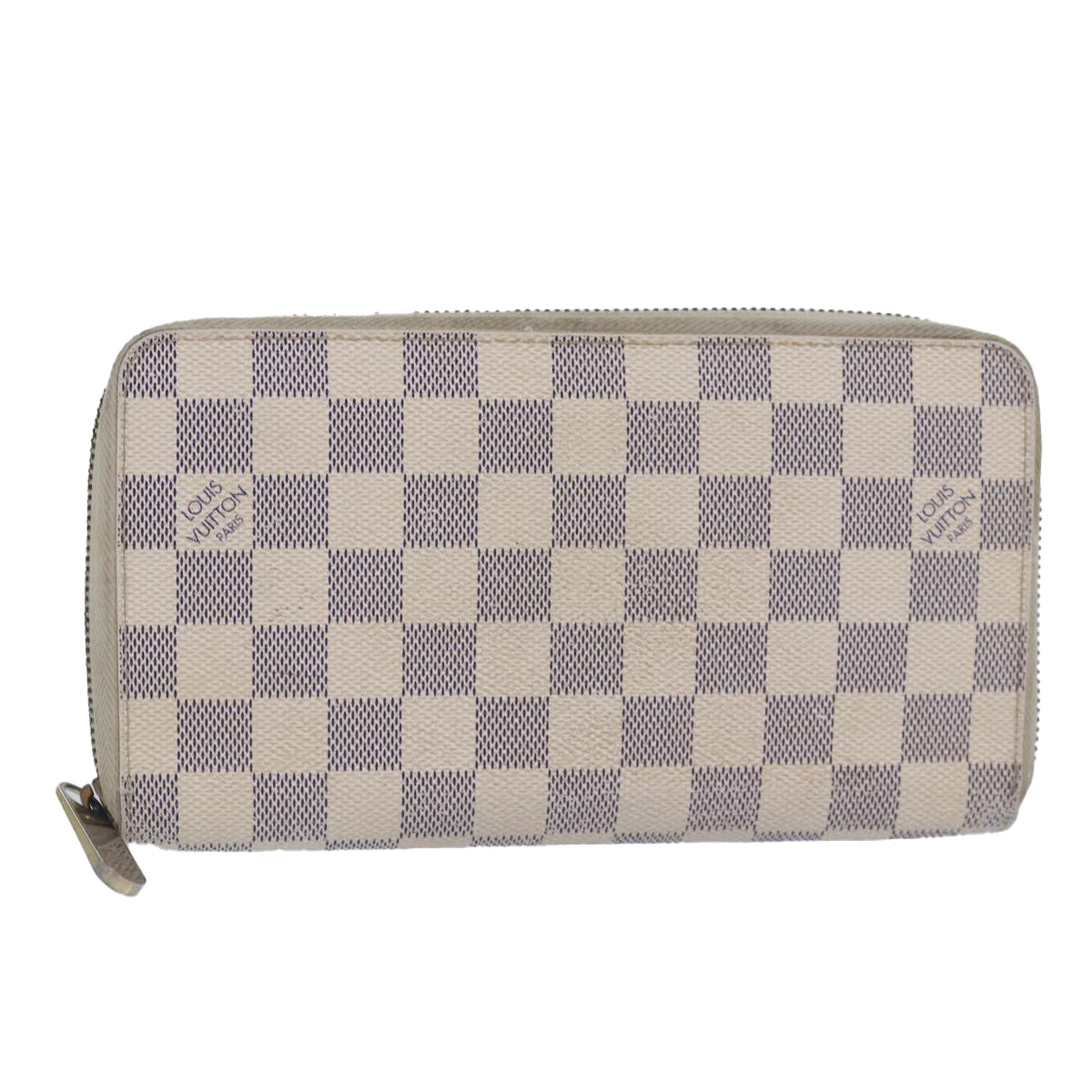 Damier Azur Canvas Zip Wallet N60019
