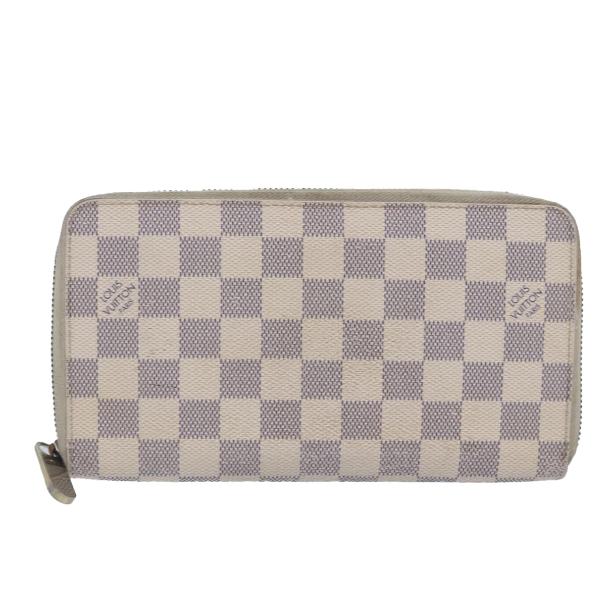Damier Azur Canvas Zip Wallet N60019