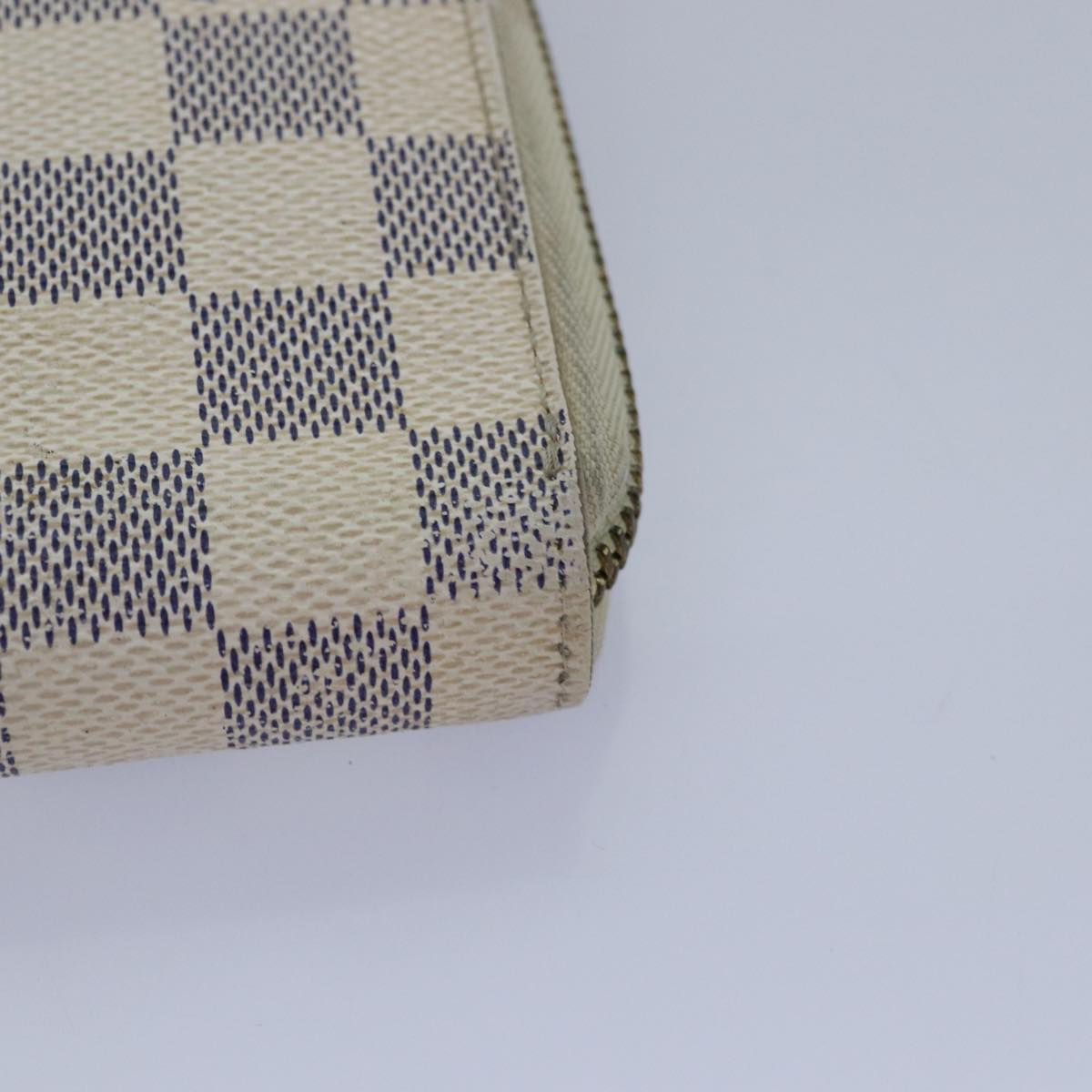 Damier Azur Canvas Zip Wallet N60019