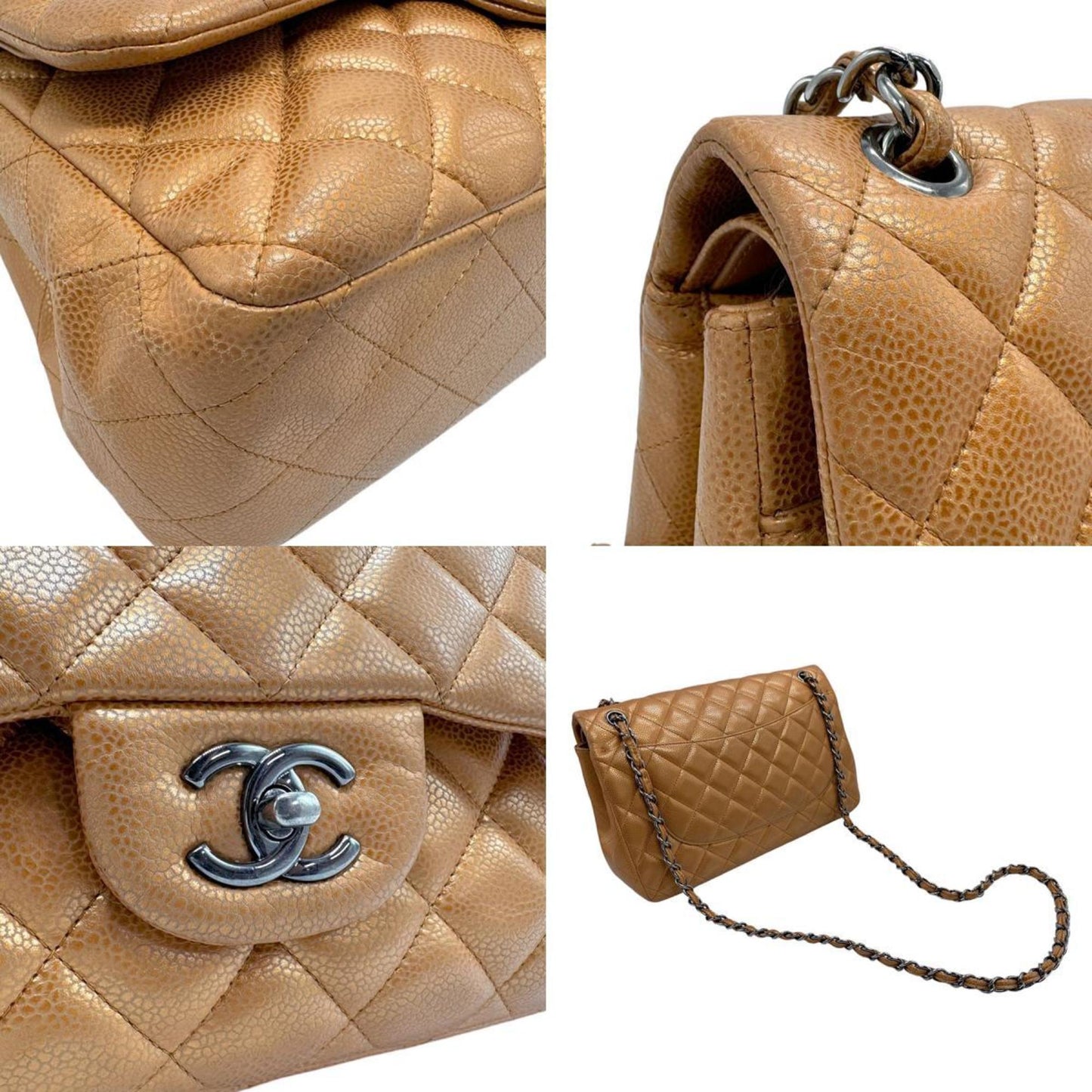 Chanel Classic Double Flap Bag Aged Calfskin